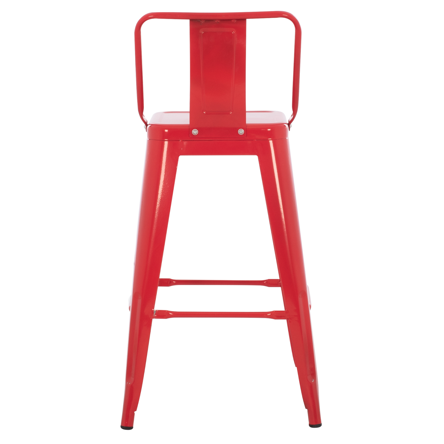 ΣΚΑΜΠΟ ΜΠΑΡ ΜΕΣΑΙΟΥ ΥΨΟΥΣ ΜΕΤΑΛΛΙΚΟ MELITA-PRO HM8574.44 ΚΟΚΚΙΝΟ 43x43x88Υεκ. 6