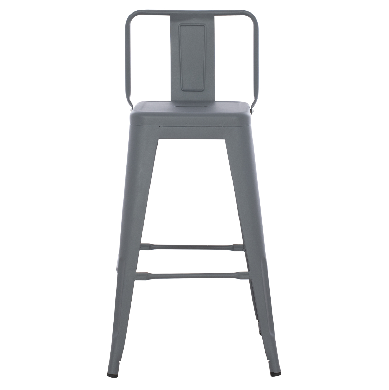 ΣΚΑΜΠΟ ΜΠΑΡ ΜΕΣΑΙΟΥ ΥΨΟΥΣ ΜΕΤΑΛΛΙΚΟ MELITA-PRO HM8574.50 ΓΚΡΙ 43x43x88Υεκ. 3