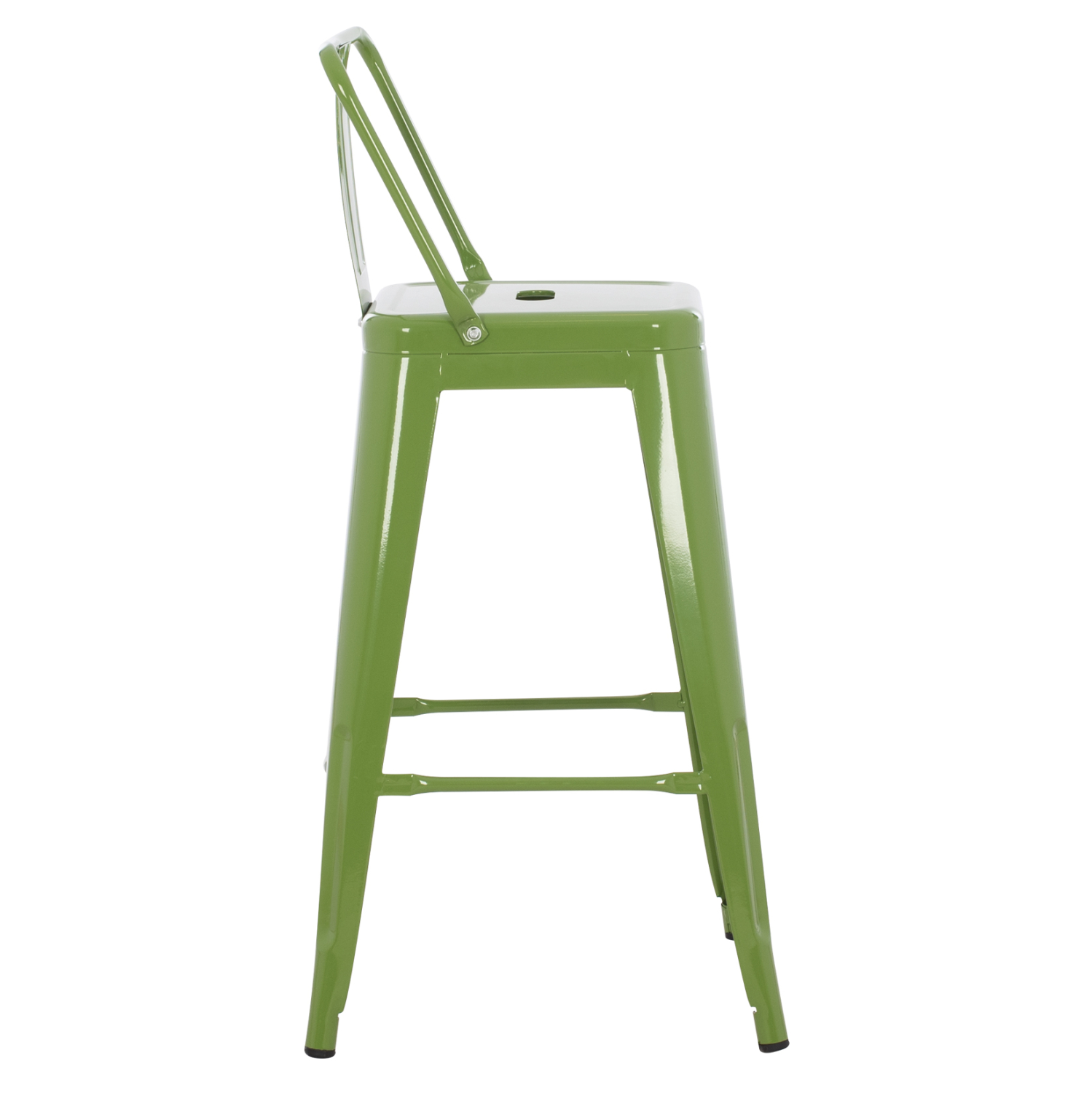 ΣΚΑΜΠΟ ΜΠΑΡ ΜΕΣΑΙΟΥ ΥΨΟΥΣ ΜΕΤΑΛΛΙΚΟ MELITA-PRO HM8574.53 LIGHT OLIVE GREEN 43x43x88Υεκ. 4