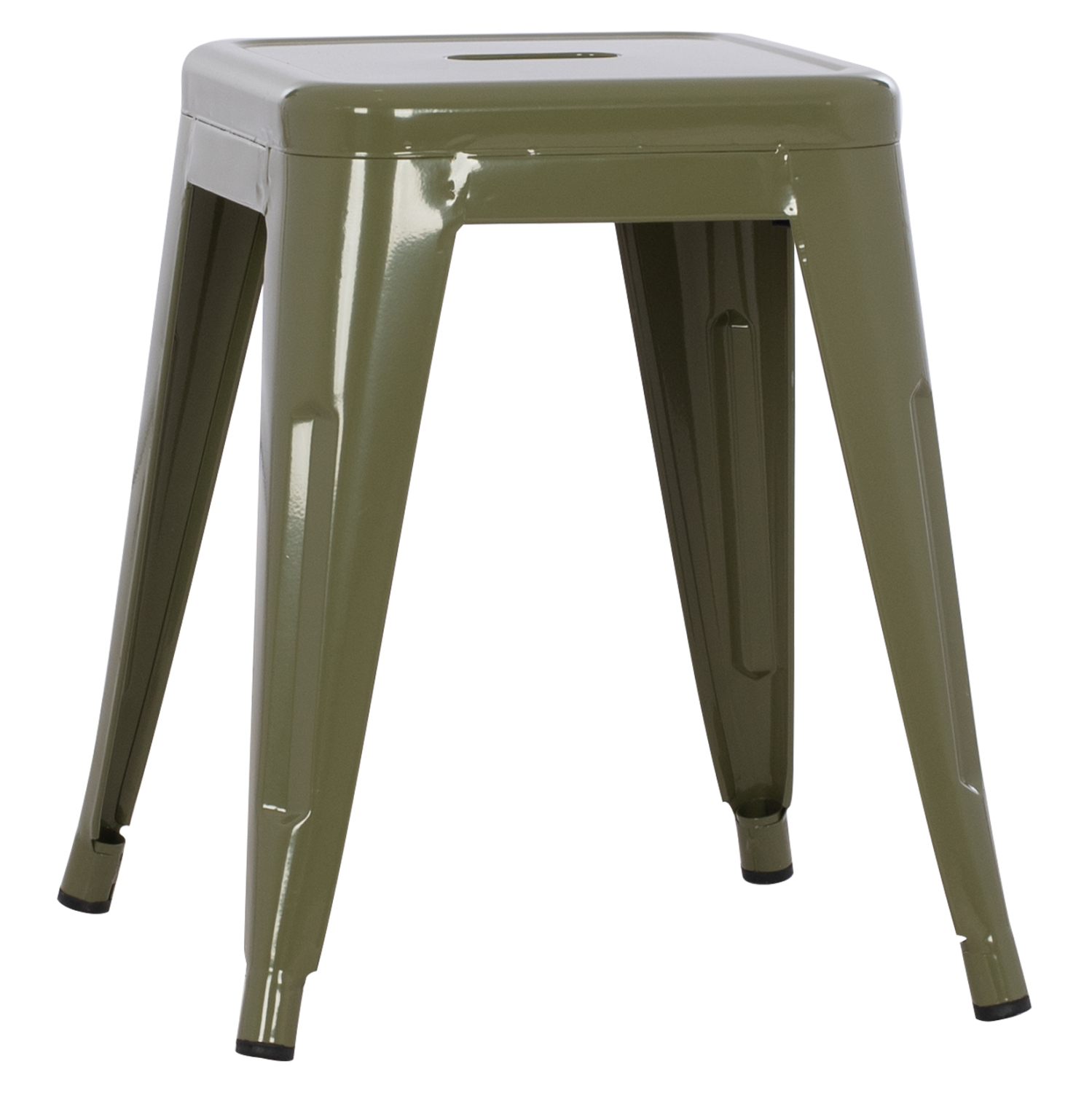 ΣΚΑΜΠΟ ΜΕΤΑΛΛΙΚΟ MELITA HM0096.43 ΣΕ DARK OLIVE ΧΡΩΜΑ 37x37x45Υεκ. 1