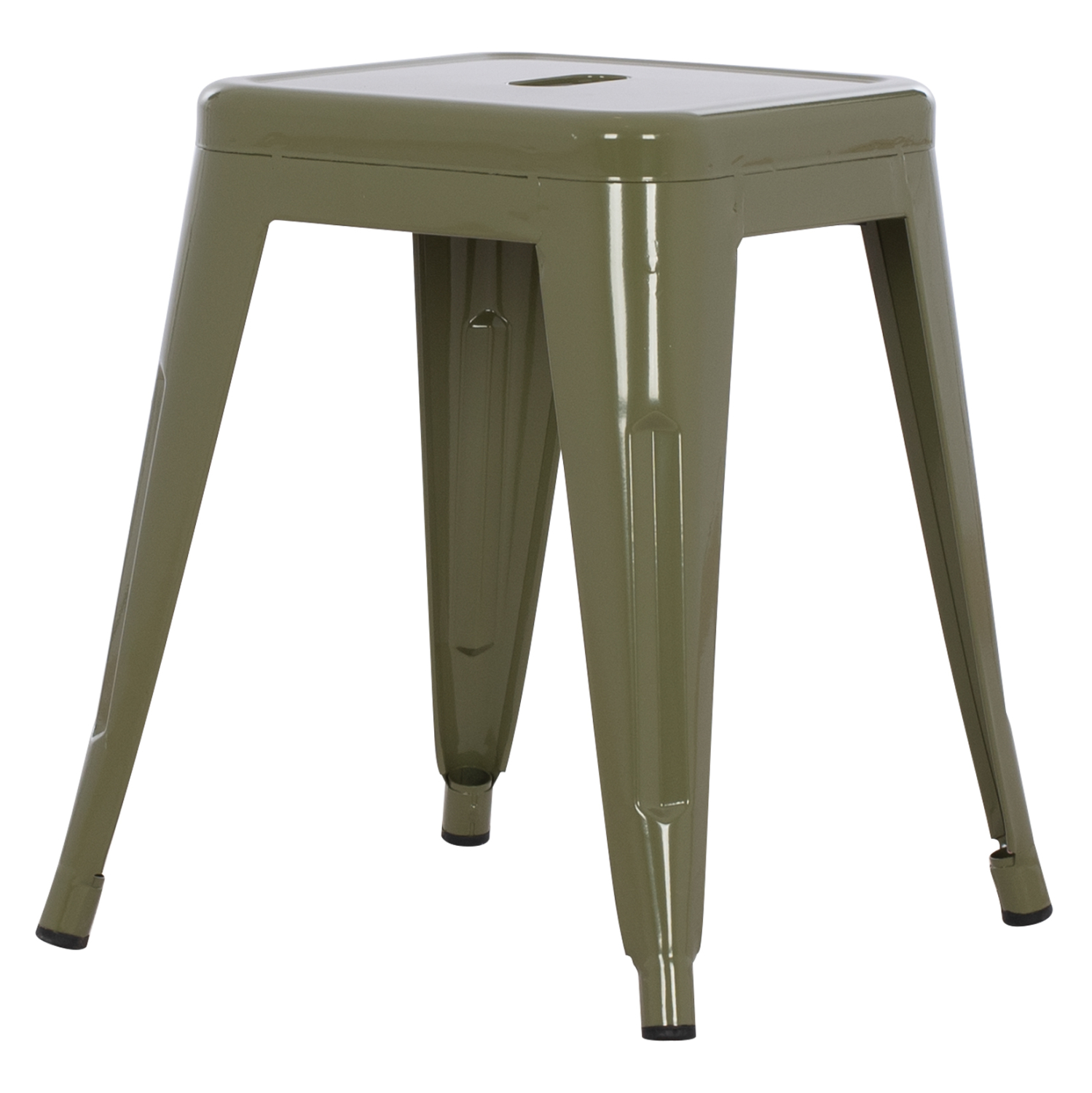 ΣΚΑΜΠΟ ΜΕΤΑΛΛΙΚΟ MELITA HM0096.43 ΣΕ DARK OLIVE ΧΡΩΜΑ 37x37x45Υεκ. 4