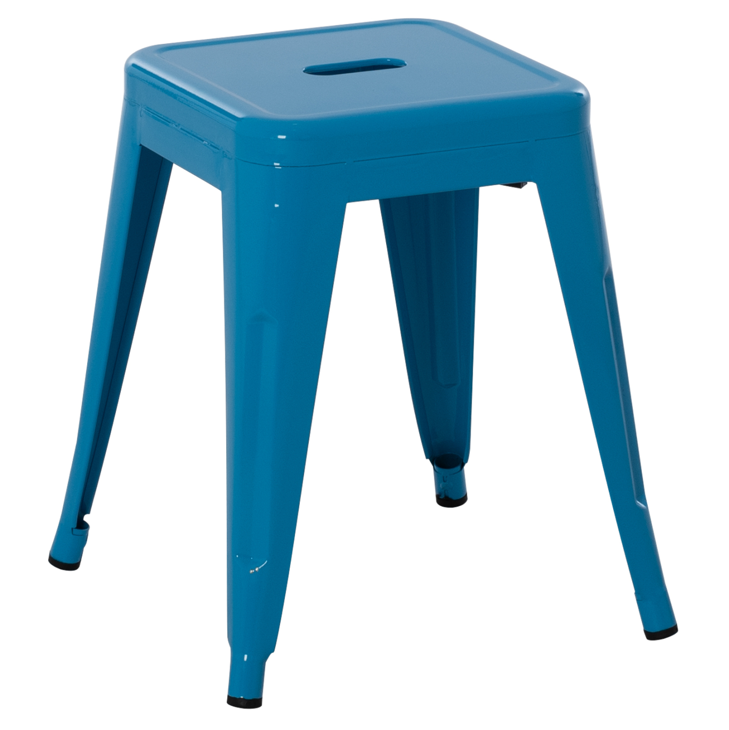 ΣΚΑΜΠΟ ΜΕΤΑΛΛΙΚΟ MELITA HM0096.48 ΣΕ ΜΠΛΕ ΧΡΩΜΑ 37x37x45Υεκ. 4