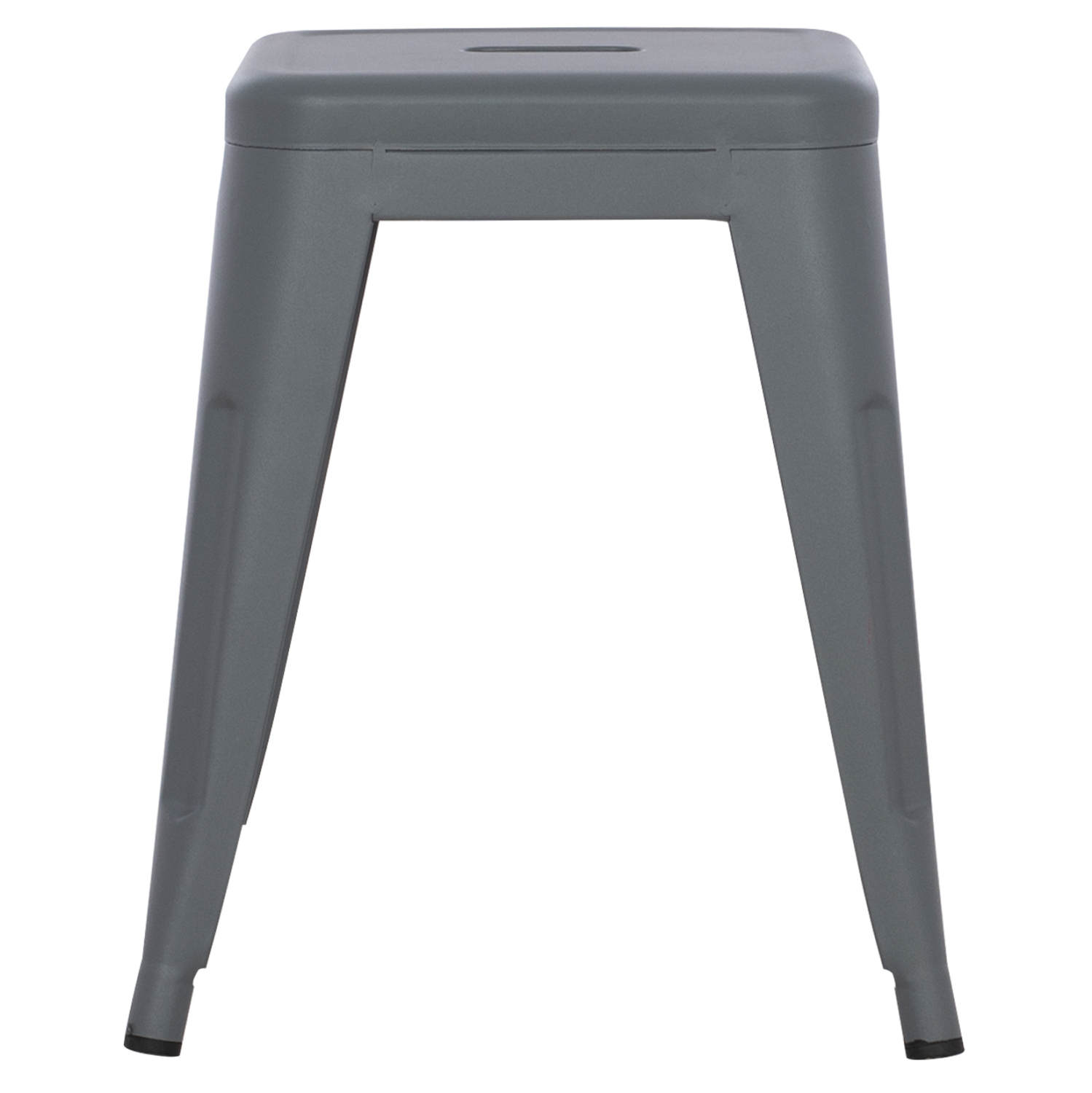 ΣΚΑΜΠΟ ΜΕΤΑΛΛΙΚΟ MELITA HM0096.50 ΣΕ ΓΚΡΙ ΜΑΤ ΧΡΩΜΑ 37x37x45Υεκ. 3