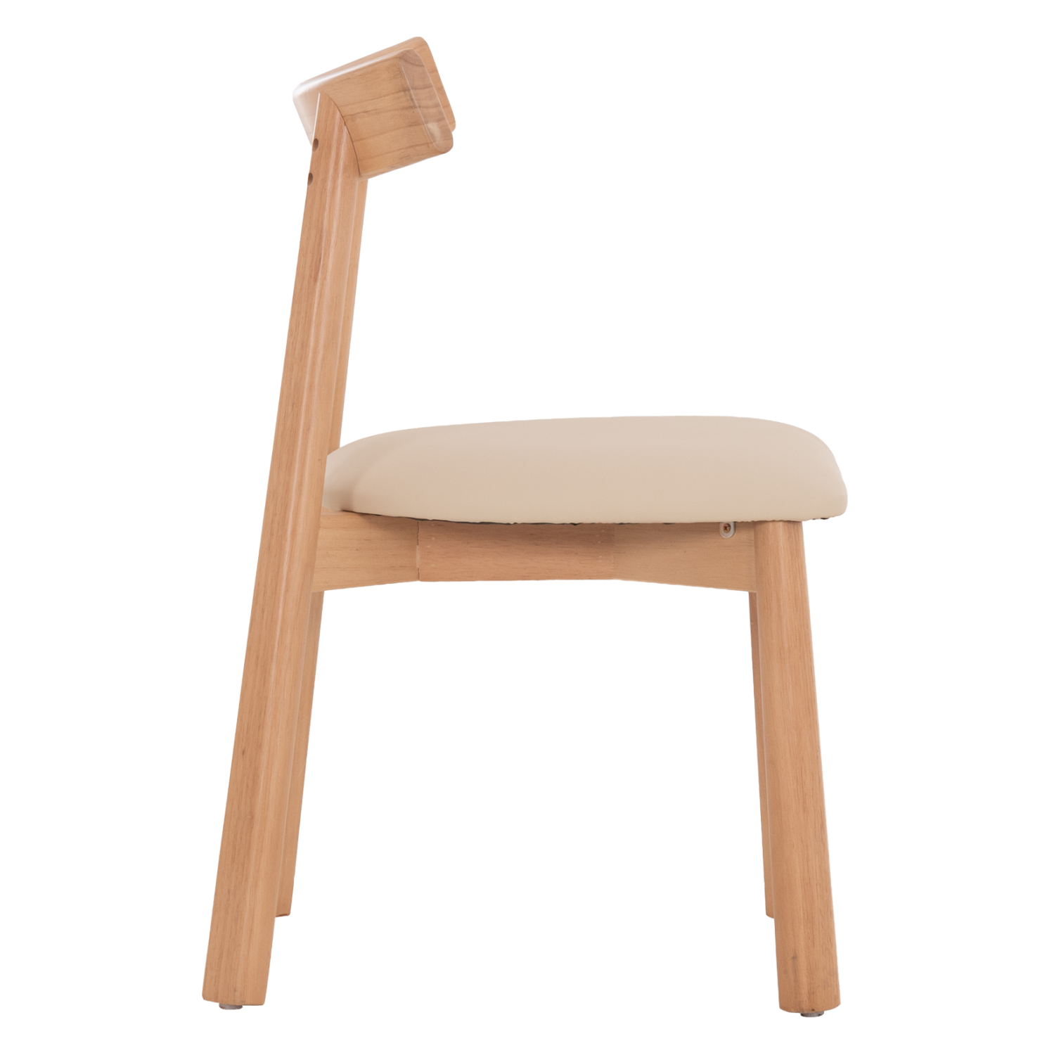 KΑΡΕΚΛΑ ΤΡΑΠΕΖΑΡΙΑΣ OSORIO HM18335.11 RUBBERWOOD ΦΥΣΙΚΟ-ΕΚΡΟΥ PU 51x55x74Υεκ 4