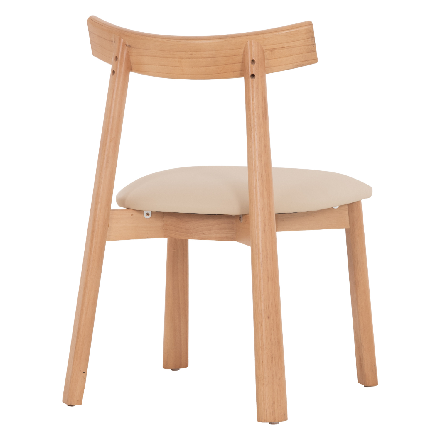 KΑΡΕΚΛΑ ΤΡΑΠΕΖΑΡΙΑΣ OSORIO HM18335.11 RUBBERWOOD ΦΥΣΙΚΟ-ΕΚΡΟΥ PU 51x55x74Υεκ 5