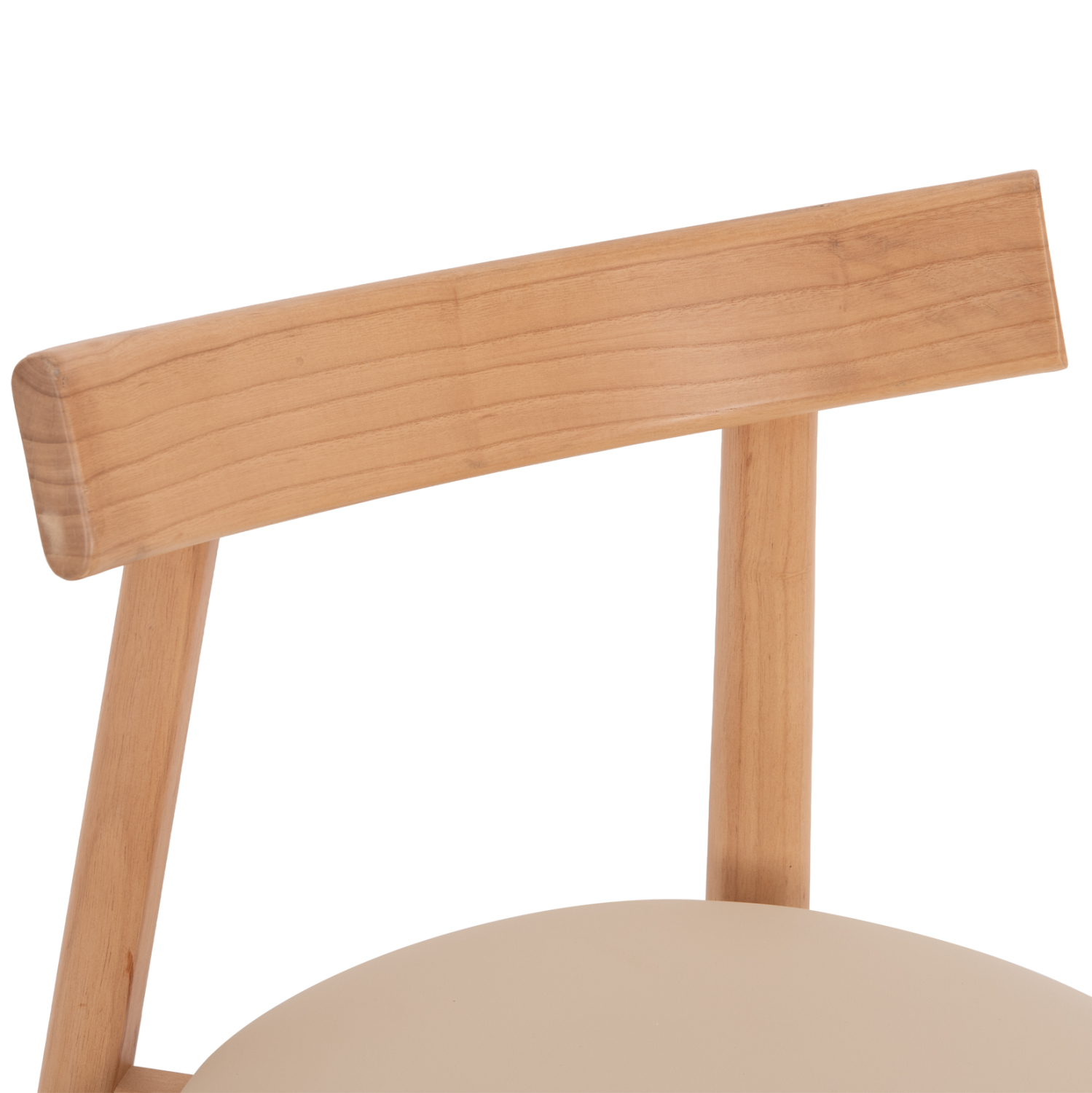 KΑΡΕΚΛΑ ΤΡΑΠΕΖΑΡΙΑΣ OSORIO HM18335.11 RUBBERWOOD ΦΥΣΙΚΟ-ΕΚΡΟΥ PU 51x55x74Υεκ 7