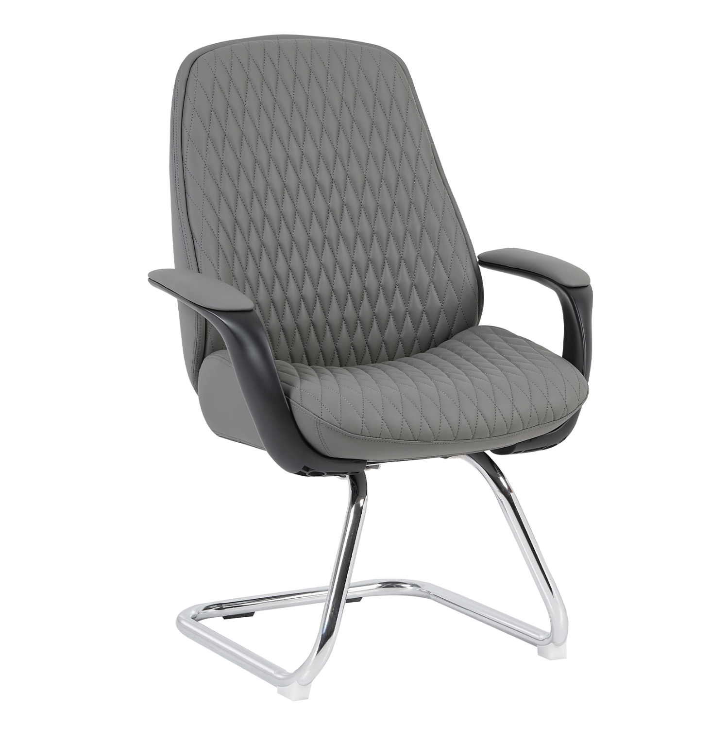 ΚΑΡΕΚΛΑ ΕΠΙΣΚΕΠΤΗ VELUM-s HM1235.10 ΓΚΡΙ PU--ΒΑΣΗ ΧΡΩΜΙΟΥ 71x60x100Υεκ. 1
