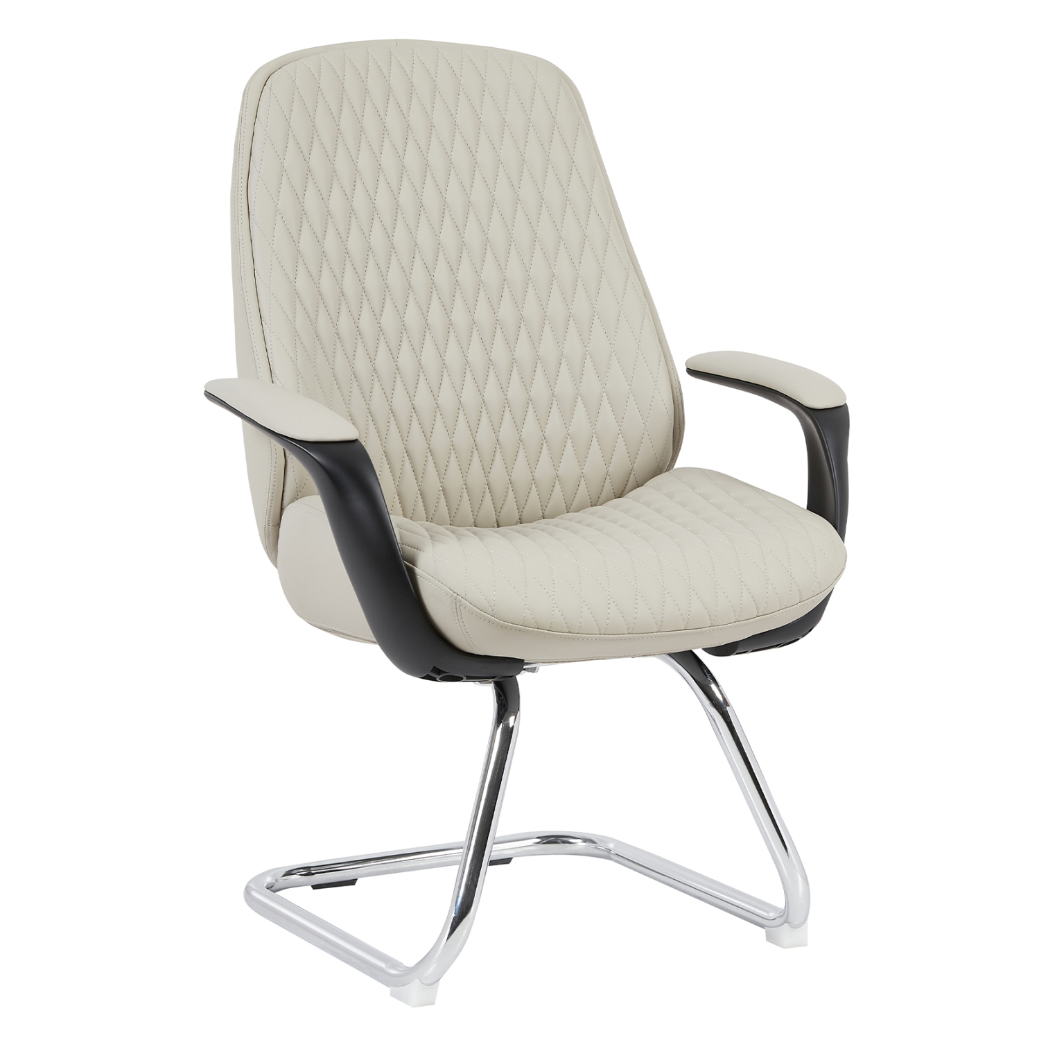 ΚΑΡΕΚΛΑ ΕΠΙΣΚΕΠΤΗ VELUM-s HM1235.02 ΜΠΕΖ PU--ΒΑΣΗ ΧΡΩΜΙΟΥ 71x60x100Υεκ. 1