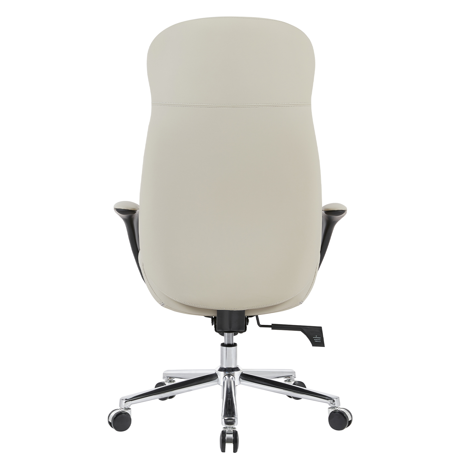 ΚΑΡΕΚΛΑ ΓΡΑΦΕΙΟΥ PREMIUM VELUM HM1233.02 ΜΠΕΖ PU--ΒΑΣΗ ΧΡΩΜΙΟΥ 71x69x116-122Υεκ. 5