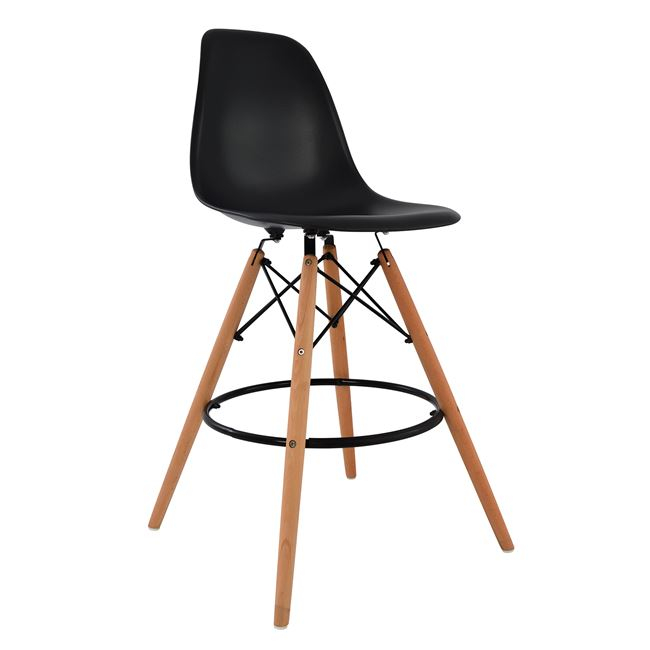 ΣΚΑΜΠΟ ΜΠΑΡ RENATA HM0173.02 ΜΑΥΡΟ 47x50x108Υ εκ. 1