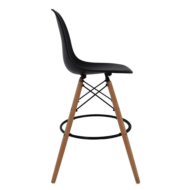 ΣΚΑΜΠΟ ΜΠΑΡ RENATA HM0173.02 ΜΑΥΡΟ 47x50x108Υ εκ. 3