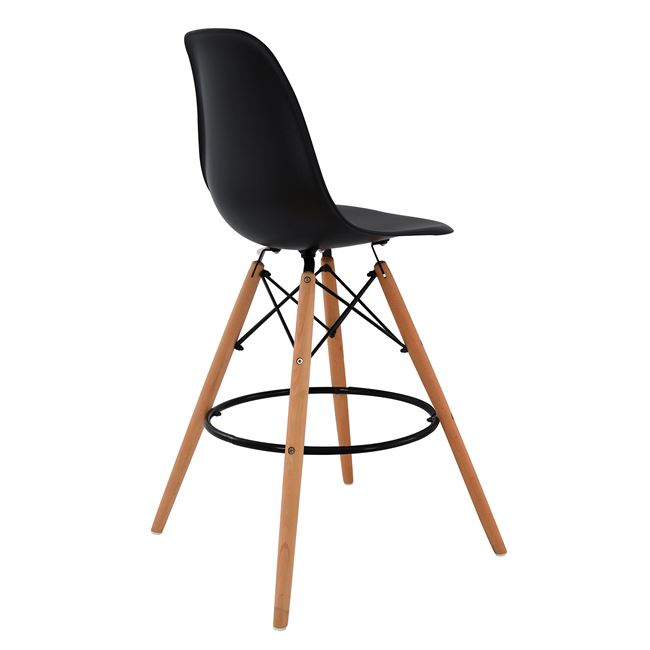 ΣΚΑΜΠΟ ΜΠΑΡ RENATA HM0173.02 ΜΑΥΡΟ 47x50x108Υ εκ. 4