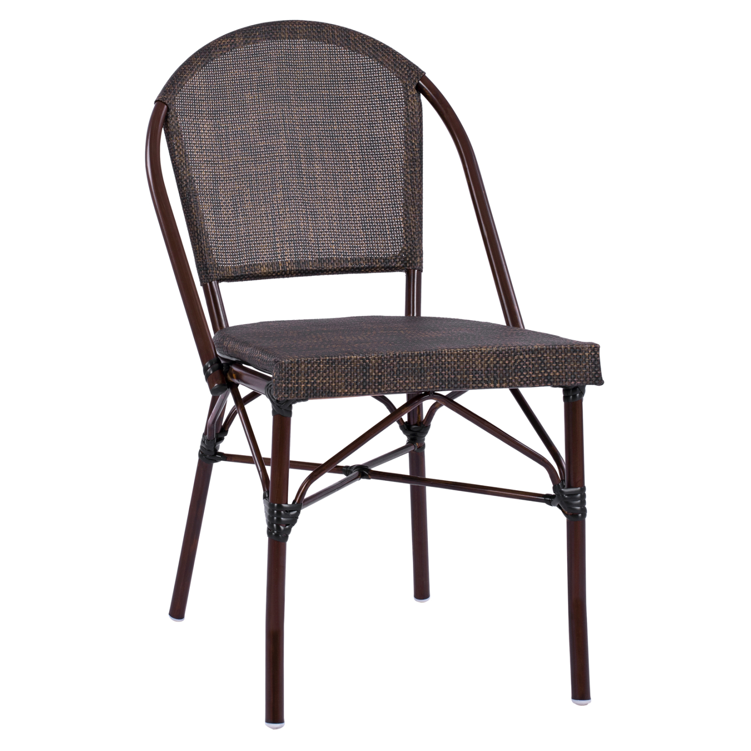 ΚΑΡΕΚΛΑ PRETORIA ΜΕΤΑΛΛΙΚΗ BAMBOO LOOK ΚΑΦΕ HM5718 54x62x89 εκ. 1