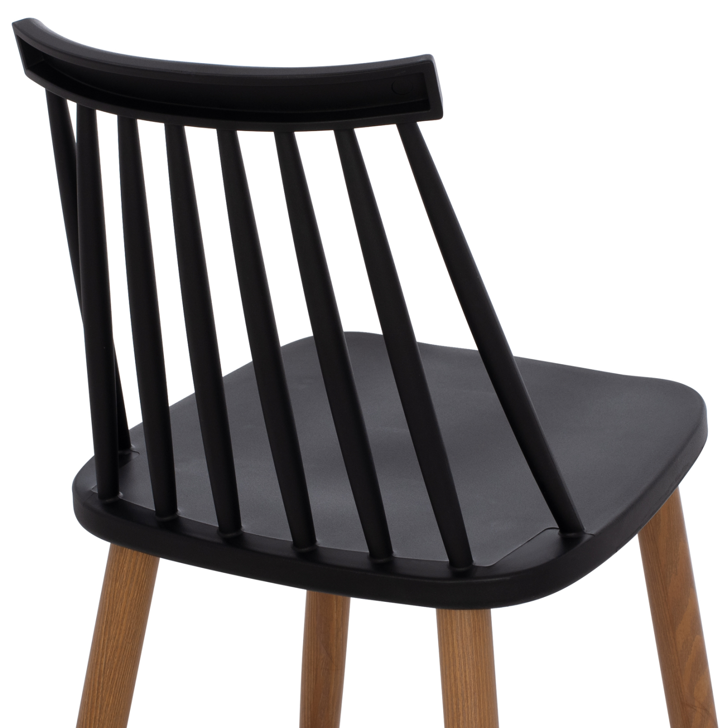 ΣΚΑΜΠΟ ΜΠΑΡ VANESSA ΜΑΥΡΟ ΜΕΣΑΙΟΥ ΥΨΟΥΣ HM9300.02  43x45x97Υεκ. 10