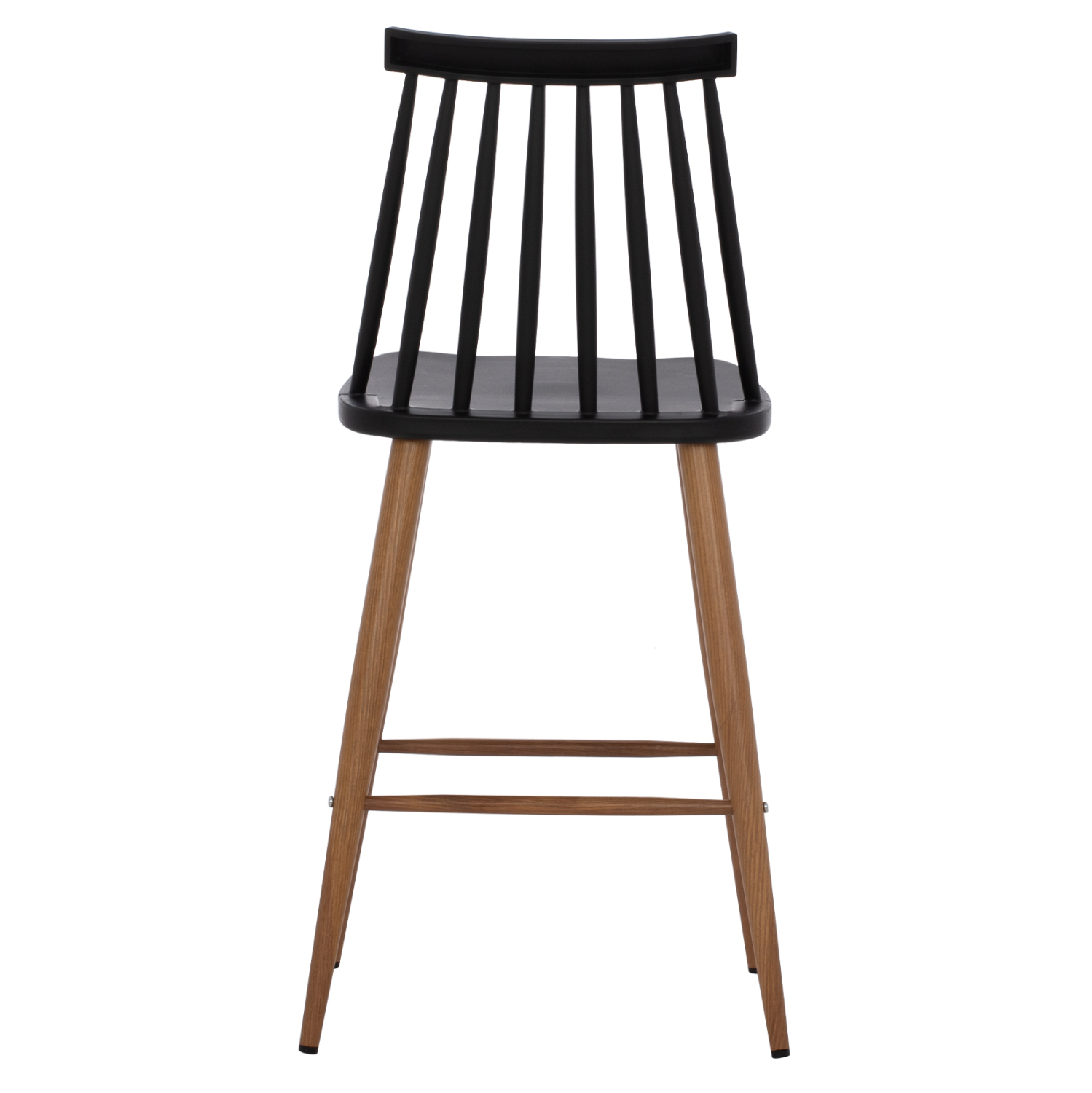ΣΚΑΜΠΟ ΜΠΑΡ VANESSA ΜΑΥΡΟ ΜΕΣΑΙΟΥ ΥΨΟΥΣ HM9300.02  43x45x97Υεκ. 6