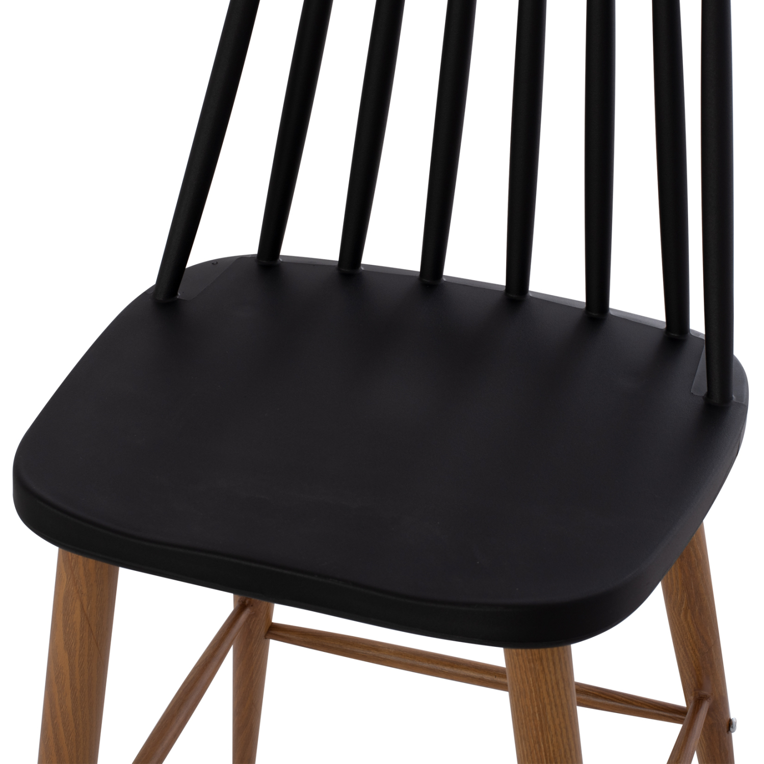 ΣΚΑΜΠΟ ΜΠΑΡ VANESSA ΜΑΥΡΟ ΜΕΣΑΙΟΥ ΥΨΟΥΣ HM9300.02  43x45x97Υεκ. 8