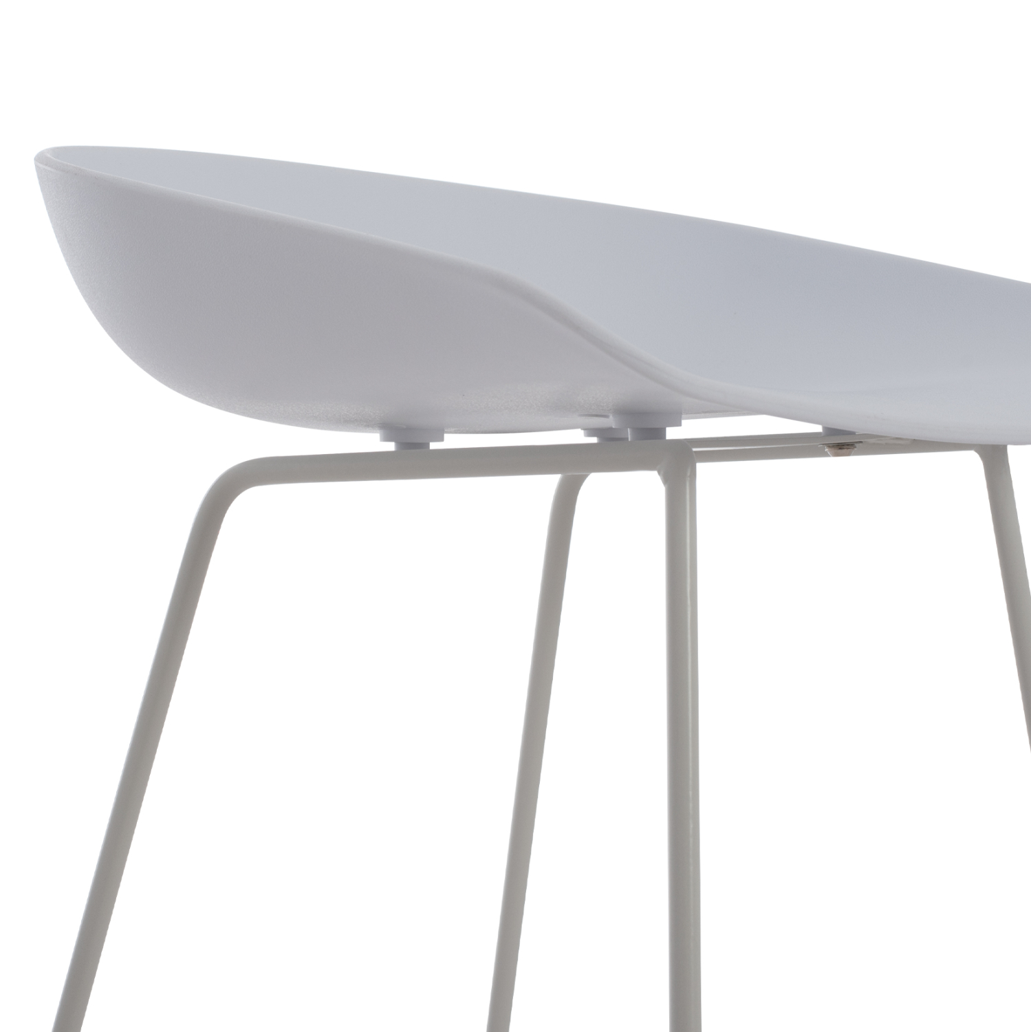 ΣΚΑΜΠΟ ΜΠΑΡ NAILA HM9299.01 ΛΕΥΚΟ ΜΕΣΑΙΟΥ ΥΨΟΥΣ 44x44x74Yεκ. 10