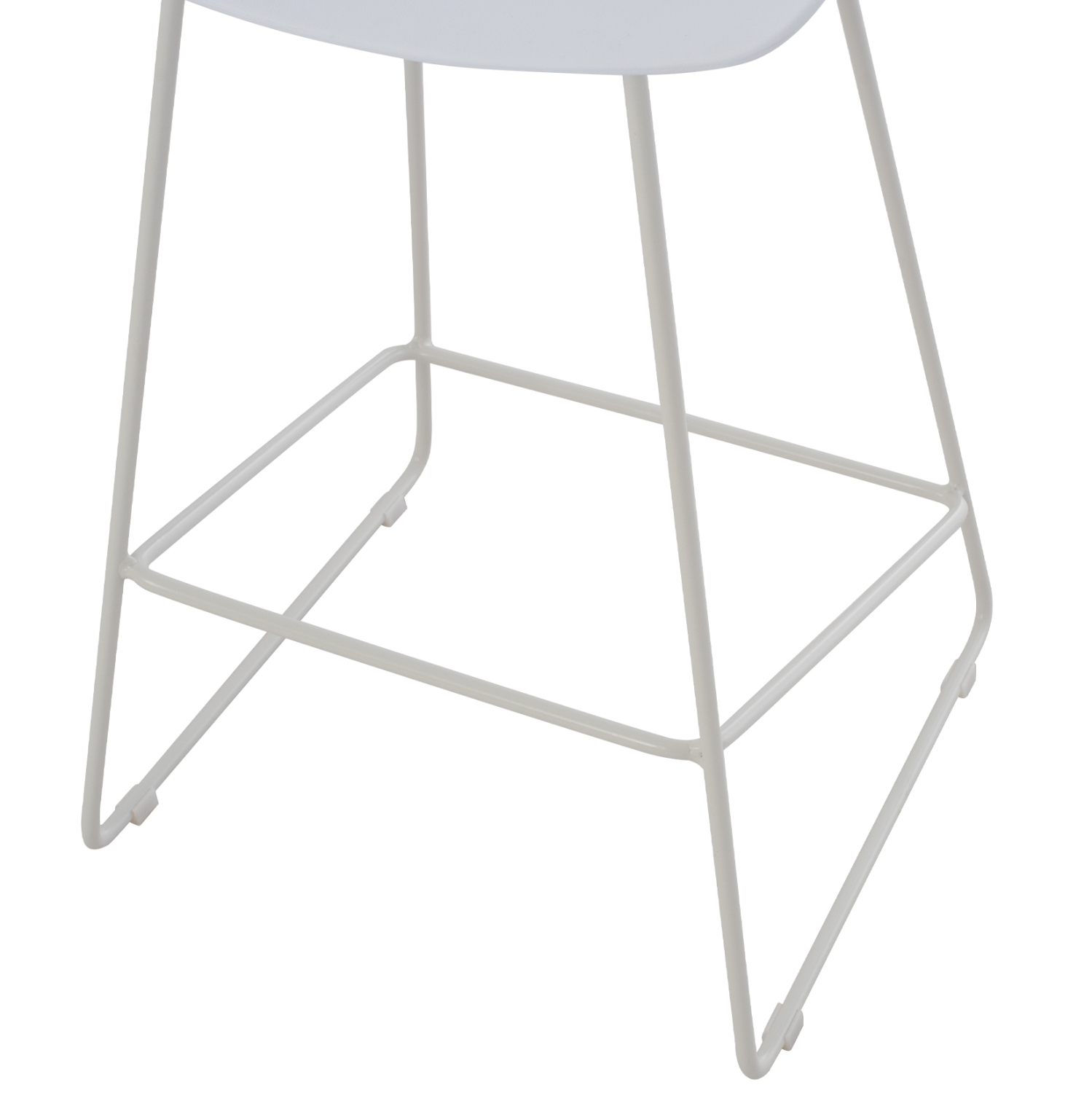 ΣΚΑΜΠΟ ΜΠΑΡ NAILA HM9299.01 ΛΕΥΚΟ ΜΕΣΑΙΟΥ ΥΨΟΥΣ 44x44x74Yεκ. 9