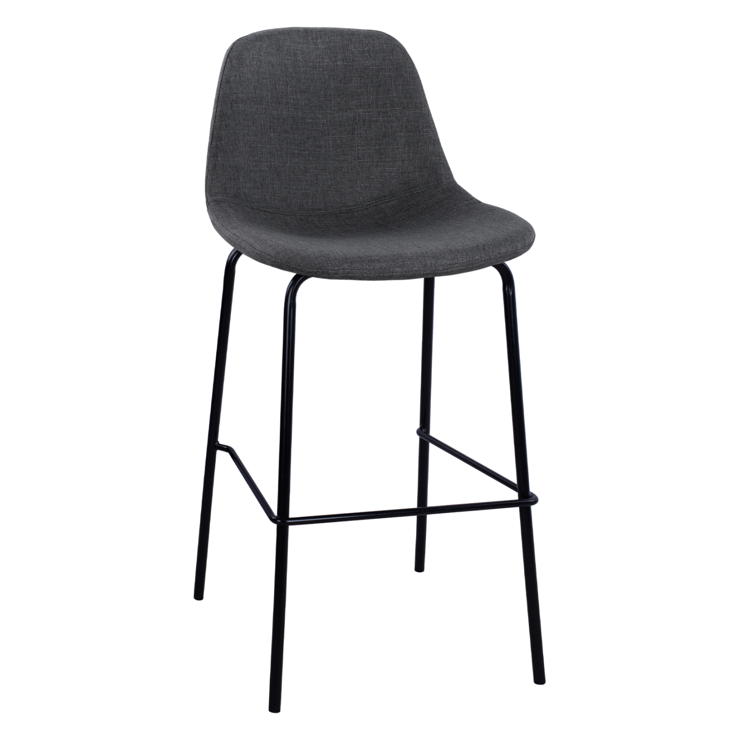 ΣΚΑΜΠΟ VINCENT HM9298.10 ΜΕΣΑΙΟΥ ΥΨΟΥΣ ΓΚΡΙ  ΜΕ ΜΕΤΑΛΛΙΚΑ ΠΟΔΙΑ 47x51x96 εκ. 1