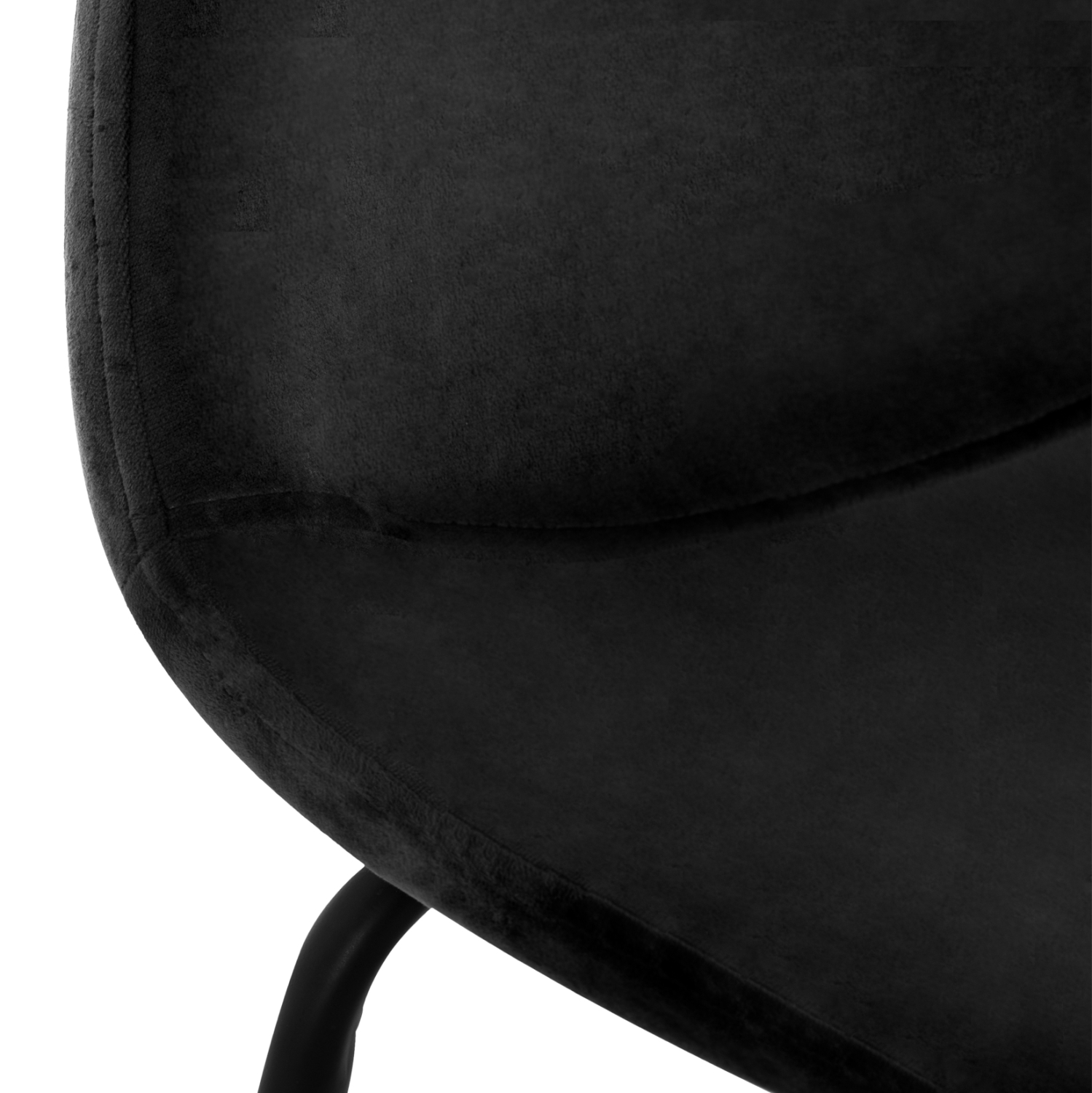ΣΚΑΜΠΟ VINCENT HM9298.14 ΜΕΣΑΙΟΥ ΥΨΟΥΣ ΜΑΥΡΟ ΜΕ ΜΕΤΑΛΛΙΚΑ ΠΟΔΙΑ 47x51x96 εκ. 7