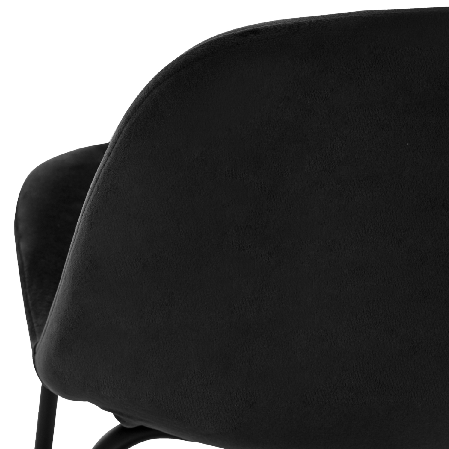 ΣΚΑΜΠΟ VINCENT HM9298.14 ΜΕΣΑΙΟΥ ΥΨΟΥΣ ΜΑΥΡΟ ΜΕ ΜΕΤΑΛΛΙΚΑ ΠΟΔΙΑ 47x51x96 εκ. 8