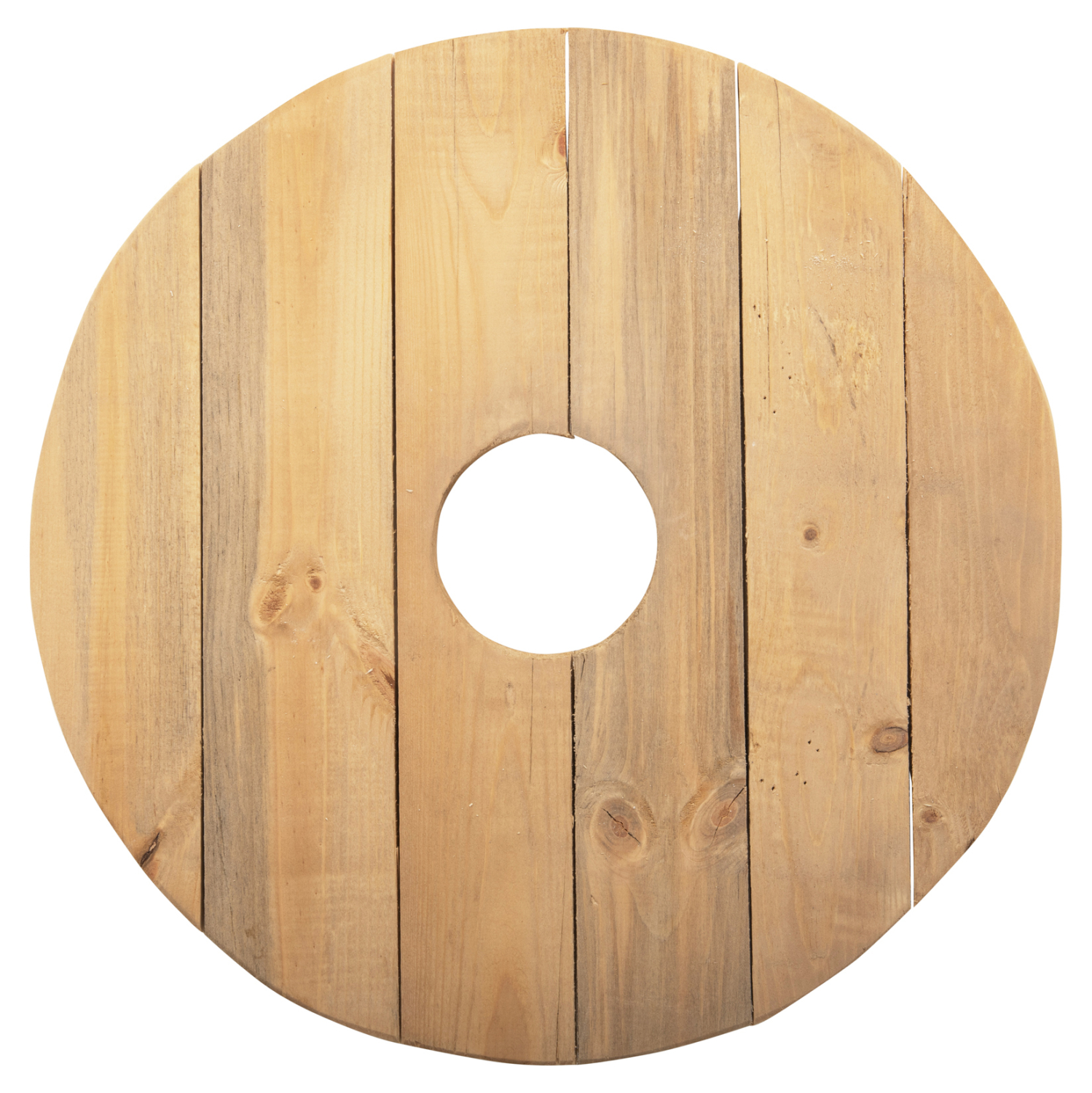 ΤΡΑΠΕΖΑΚΙ ΟΜΠΡΕΛΑΣ Φ40 ΞΥΛΟ ΠΕΥΚΟΥ ΜΕ ΥΠΟΣΤΗΡΙΓΜΑΤΑ HM6108 3