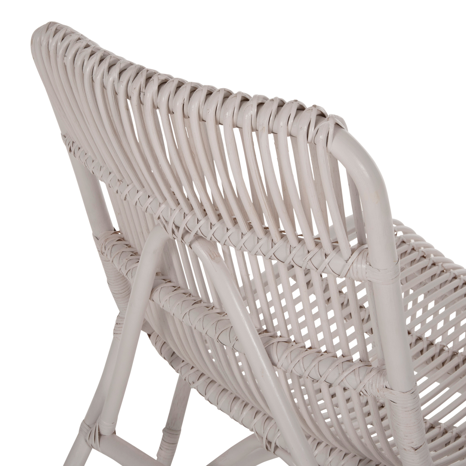 ΠΟΛΥΘΡΟΝΑ BRONNY ΕΞΩΤ.ΧΩΡΟΥ HM9644.02 RATTAN ΣΕ ΛΕΥΚΟ ΧΡΩΜΑ 60x82x92Υεκ. 9
