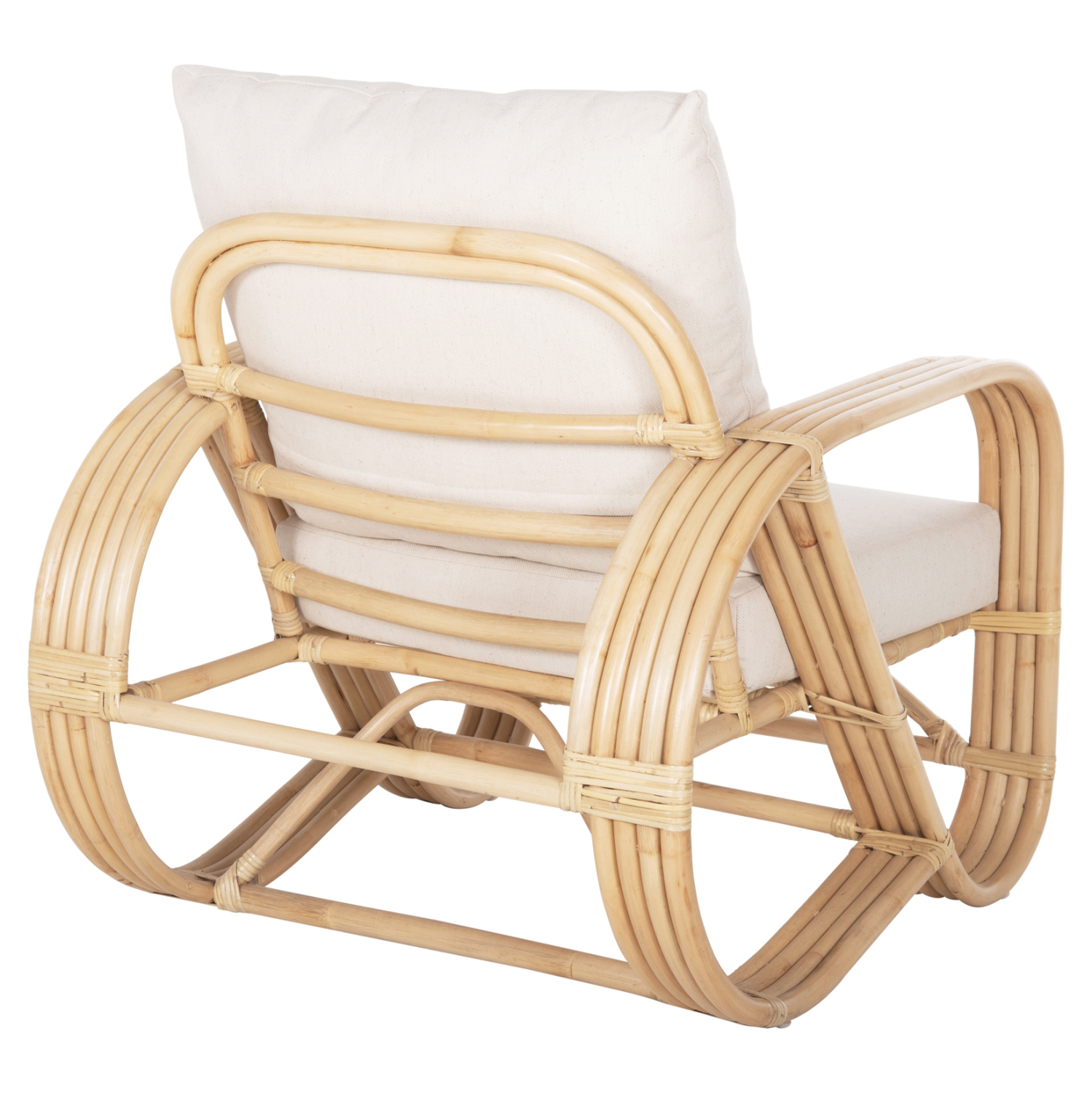 ΠΟΛΥΘΡΟΝΑ BARONESS HM9813 ΦΥΣΙΚΟ RATTAN ΚΑΙ ΛΕΥΚΑ ΜΑΞΙΛΑΡΙΑ 81x90x92Yεκ. 5