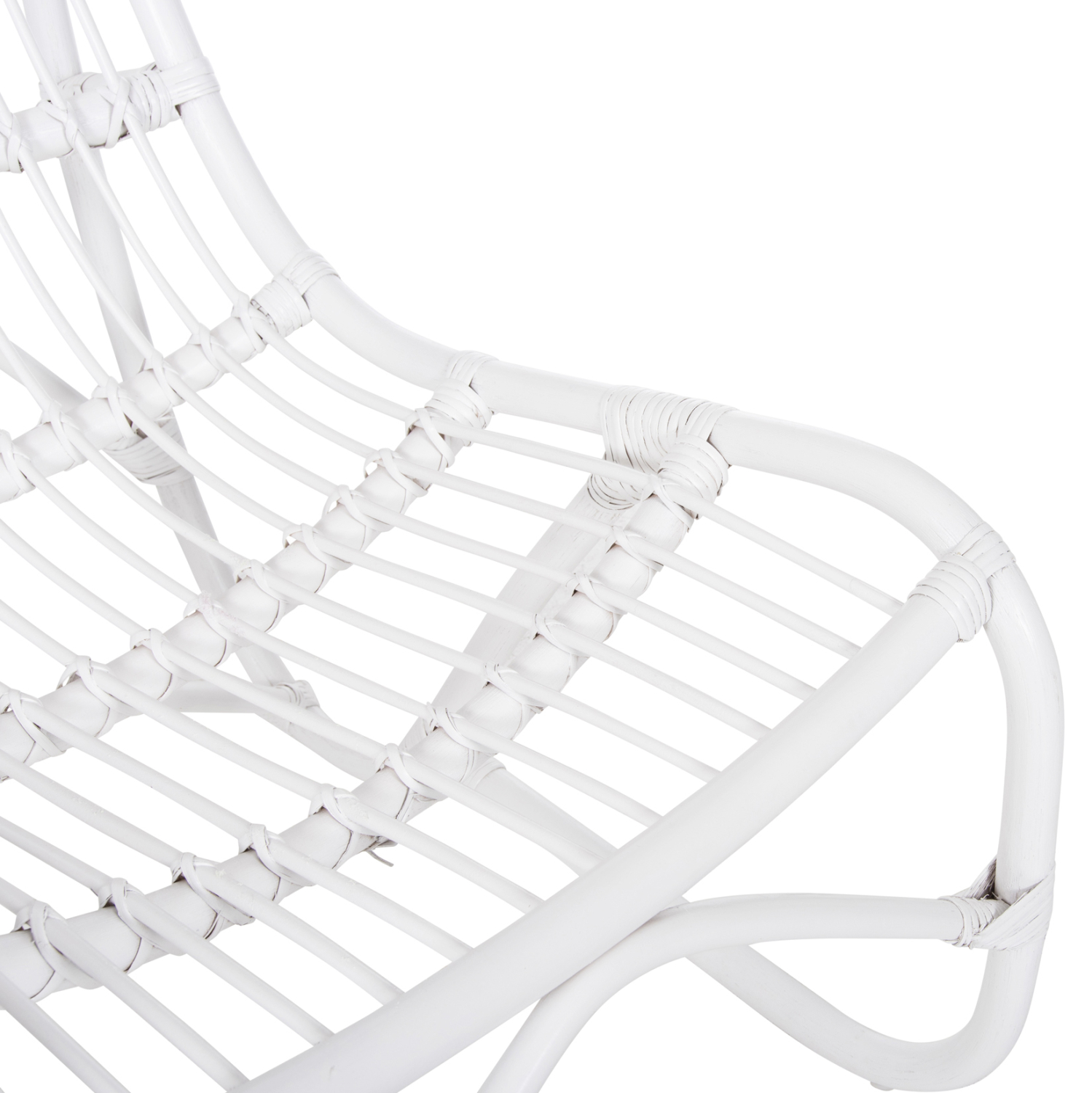 ΠΟΛΥΘΡΟΝΑ GRINN HM9815.03 ΡΑΒΔΟΙ RATTAN ΣΕ ΛΕΥΚΟ 56,5x73,5x79,5Υ εκ. 7