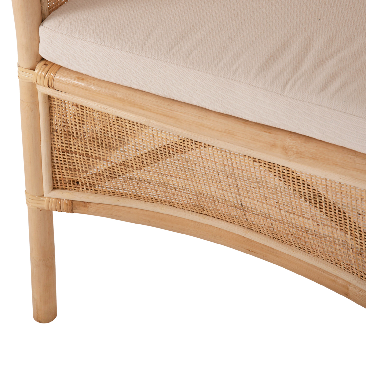 ΠΟΛΥΘΡΟΝΑ APRON HM9818 RATTAN ΠΛΕΚΤΟ ΣΕ ΦΥΣΙΚΟ-ΛΕΥΚΟ ΜΑΞΙΛΑΡΙ 75x70x85Υεκ. 9