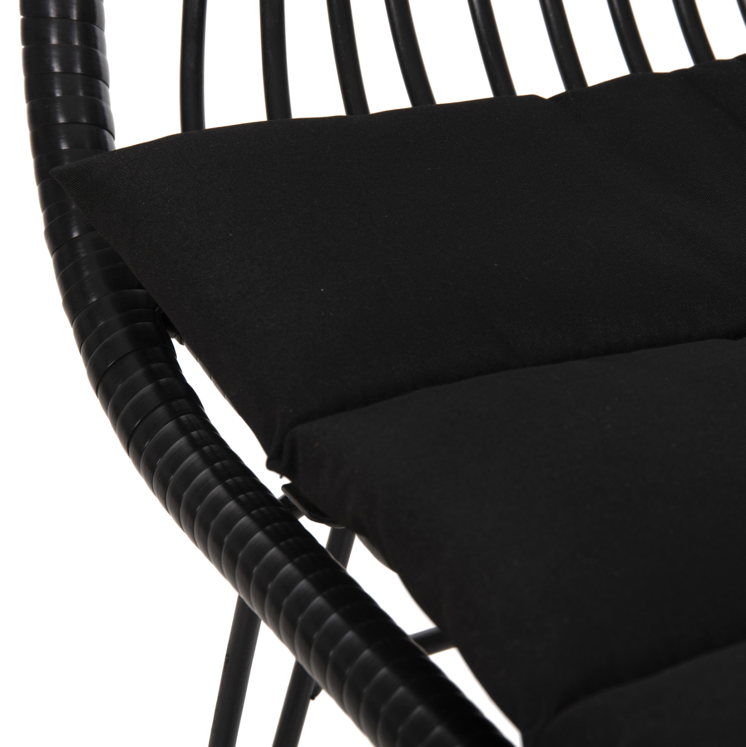 ΠΟΛΥΘΡΟΝΑ ΜΕ ΜΑΞΙΛΑΡΙ ΜΕΤΑΛΛΙΚΗ ALLEGRA HM5450.32 ΜΕ WICKER ΜΑΥΡΟ 58x59x82Υεκ. 9