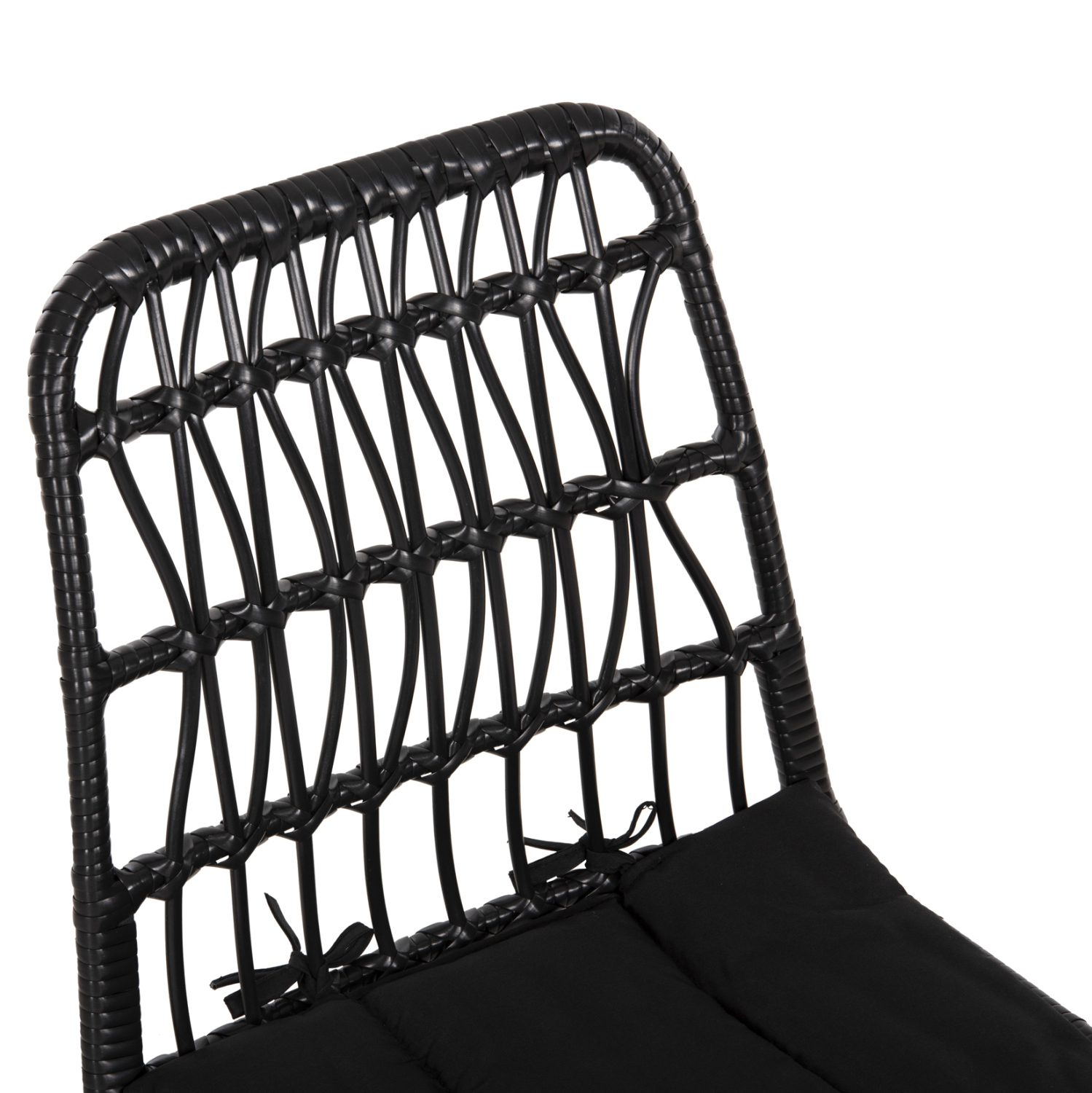 ΚΑΡΕΚΛΑ ΕΞ.ΧΩΡΟΥ ALLEGRA HM5453.12 ΜΕΤΑΛΛΟ-ΜΑΞΙΛΑΡΙ-WICKER ΜΑΥΡΟ 52x52x83,5Yεκ. 7
