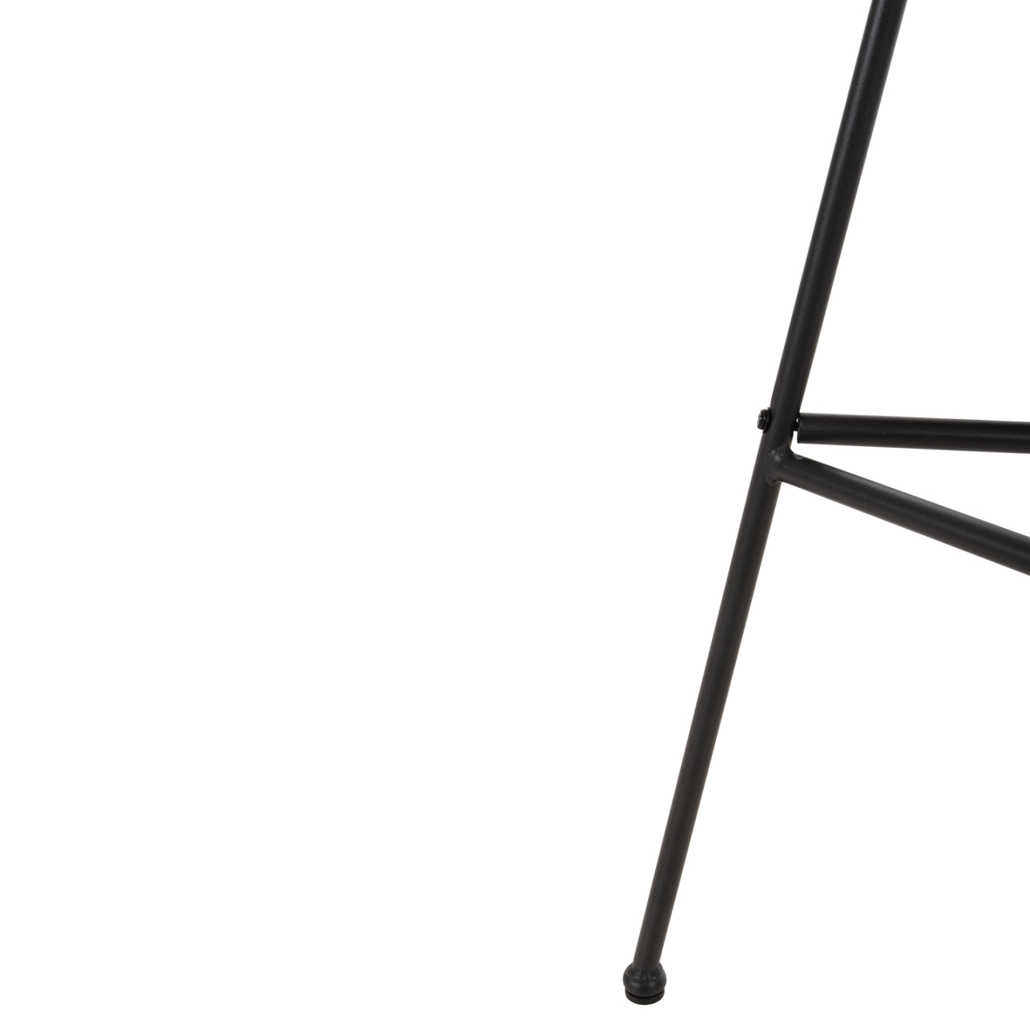 ΣΚΑΜΠΟ ΜΠΑΡ ΨΗΛΟ ALLEGRA HM5708.11 ΜΕΤΑΛΛΟ&amp;ΜΑΞΙΛΑΡΙ ΜΑΥΡΟ-WICKER ΜΠΕΖ 48x49x99,5Υεκ. 10