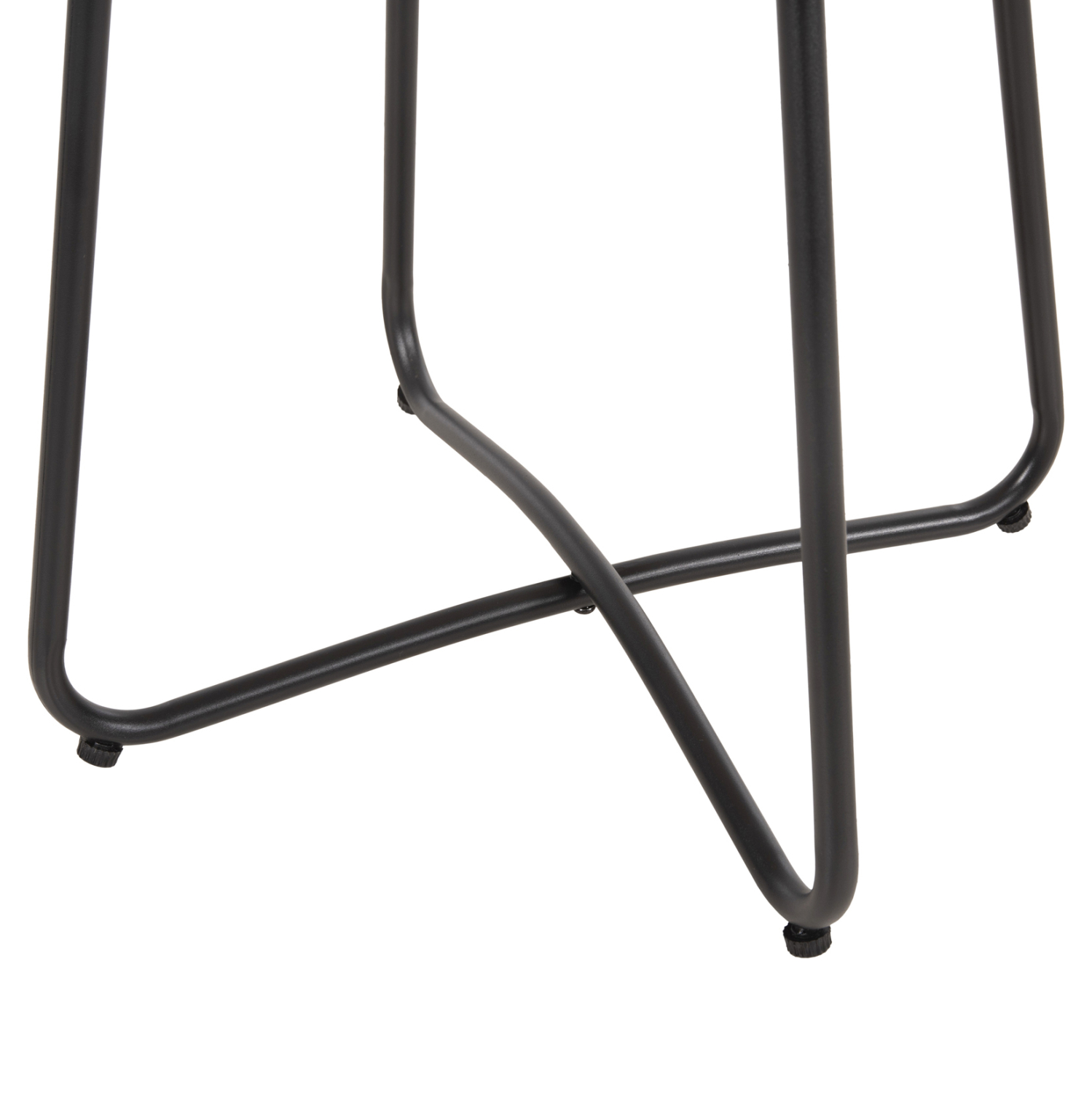 ΤΡΑΠΕΖΑΚΙ GERRY HM5717.11 ΜΕ WICKER ΜΠΕΖ-ΜΑΥΡΟ ΜΕΤΑΛ.ΣΚΕΛΕΤΟ 50x50x47,5Υεκ. 6