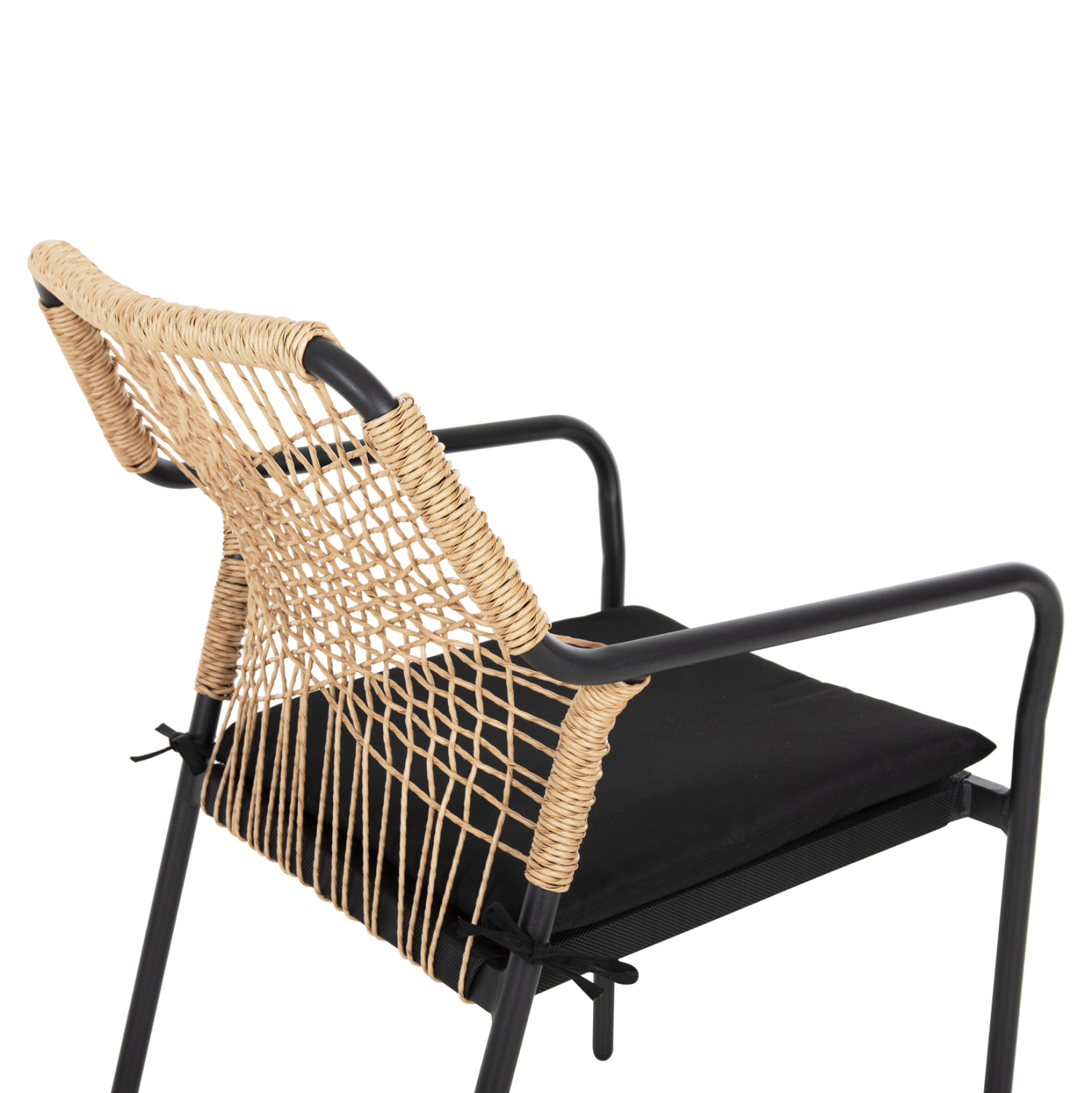 ΠΟΛΥΘΡΟΝΑ ΑΛΟΥΜΙΝΙΟΥ TROTTER HM5865.11 ΣΚΟΥΡΟΣ ΓΚΡΙ ΣΚΕΛΕΤΟΣ ΜΕ WICKER ΜΠΕΖ &amp; ΜΑΥΡΟ ΜΑΞΙΛΑΡΙ 8