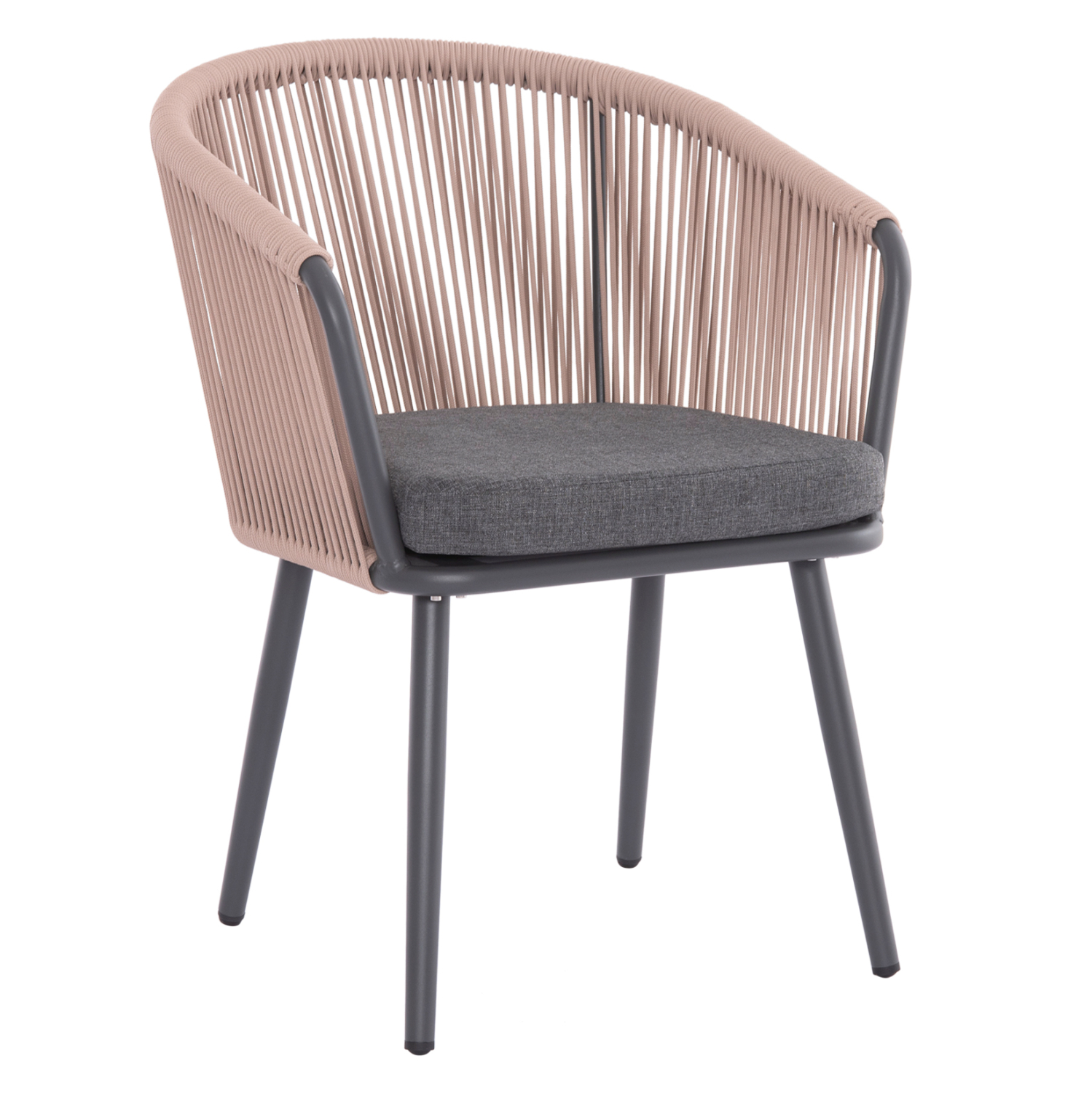 ΠΟΛΥΘΡΟΝΑ ΑΛΟΥΜΙΝΙΟΥ HARRIET HM5548.12 ΑΝΘΡΑΚΙ-ΜΠΕΖ ΣΧΟΙΝΙ 60x62x80,5Υεκ 1