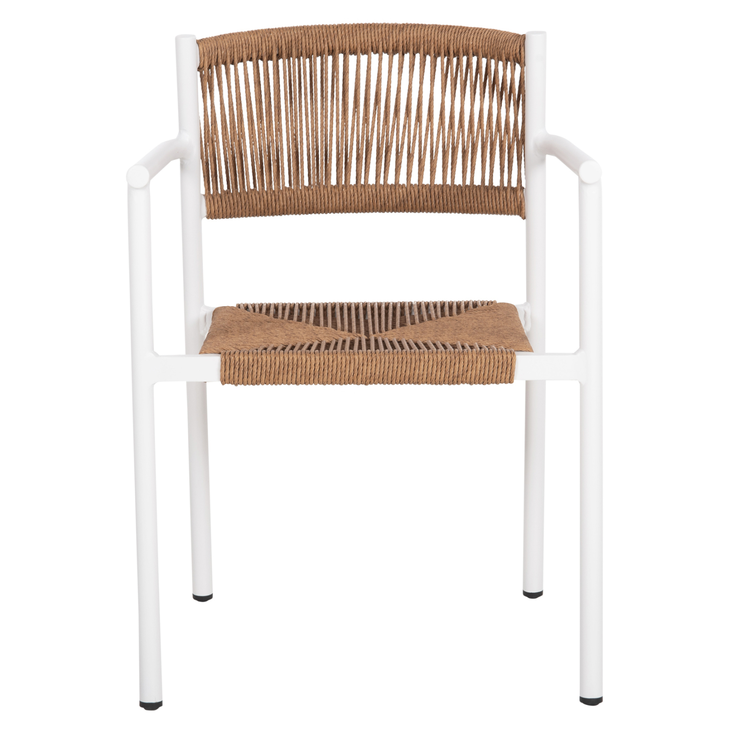 ΠΟΛΥΘΡΟΝΑ ΑΛΟΥΜΙΝΙΟΥ STER HM5786.11 ΛΕΥΚΗ-ΣΥΝΘ.RATTAN ΜΠΕΖ 55,5x53x78Υεκ. 3
