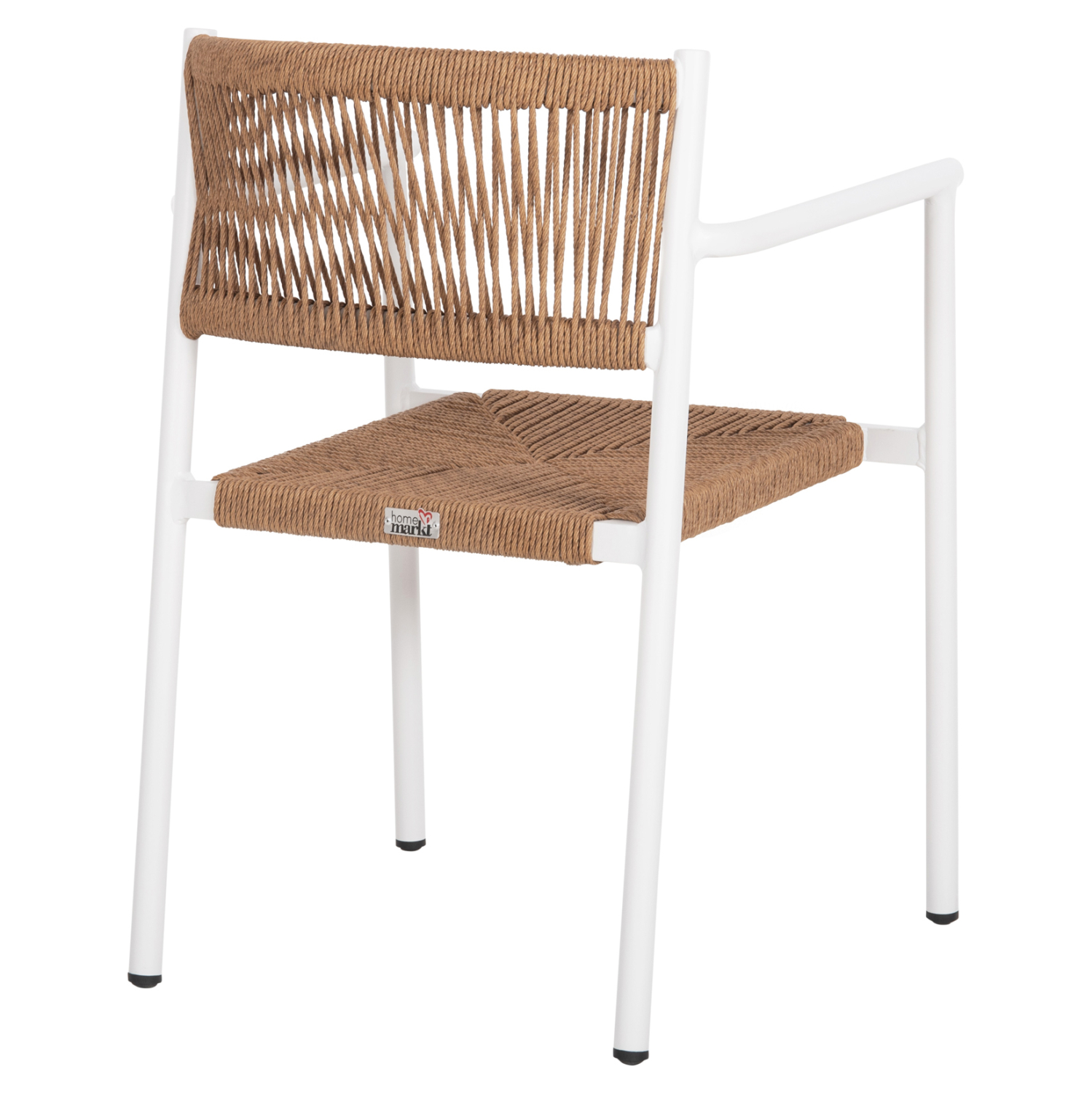 ΠΟΛΥΘΡΟΝΑ ΑΛΟΥΜΙΝΙΟΥ STER HM5786.11 ΛΕΥΚΗ-ΣΥΝΘ.RATTAN ΜΠΕΖ 55,5x53x78Υεκ. 5