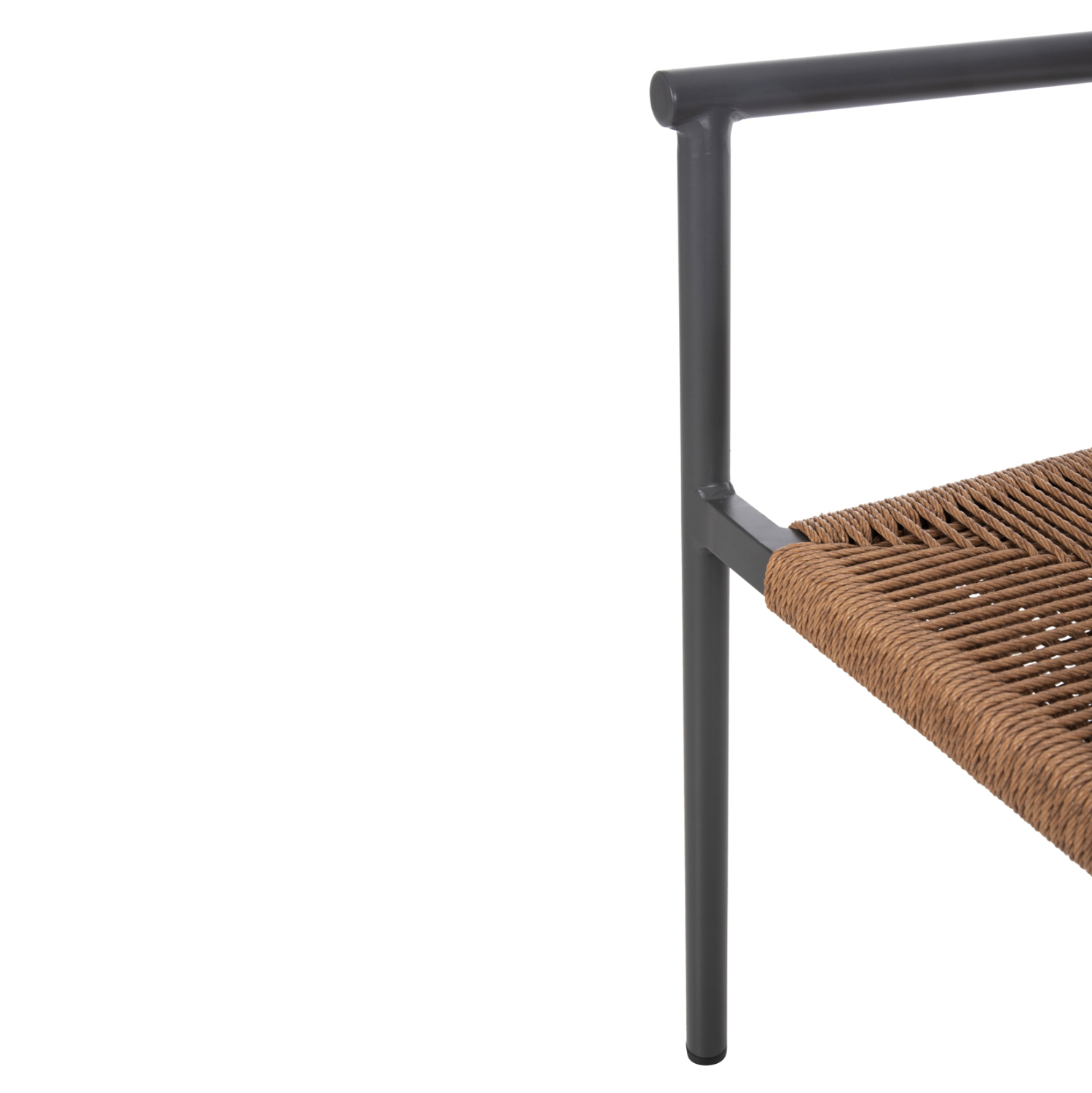 ΠΟΛΥΘΡΟΝΑ ΑΛΟΥΜΙΝΙΟΥ STER HM5786.12 ΑΝΘΡΑΚΙ-ΣΥΝΘ.RATTAN ΜΠΕΖ 55,5x53x78Υεκ. 10