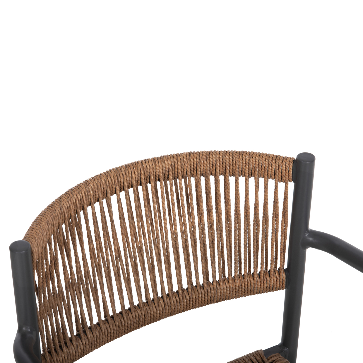 ΠΟΛΥΘΡΟΝΑ ΑΛΟΥΜΙΝΙΟΥ STER HM5786.12 ΑΝΘΡΑΚΙ-ΣΥΝΘ.RATTAN ΜΠΕΖ 55,5x53x78Υεκ. 7