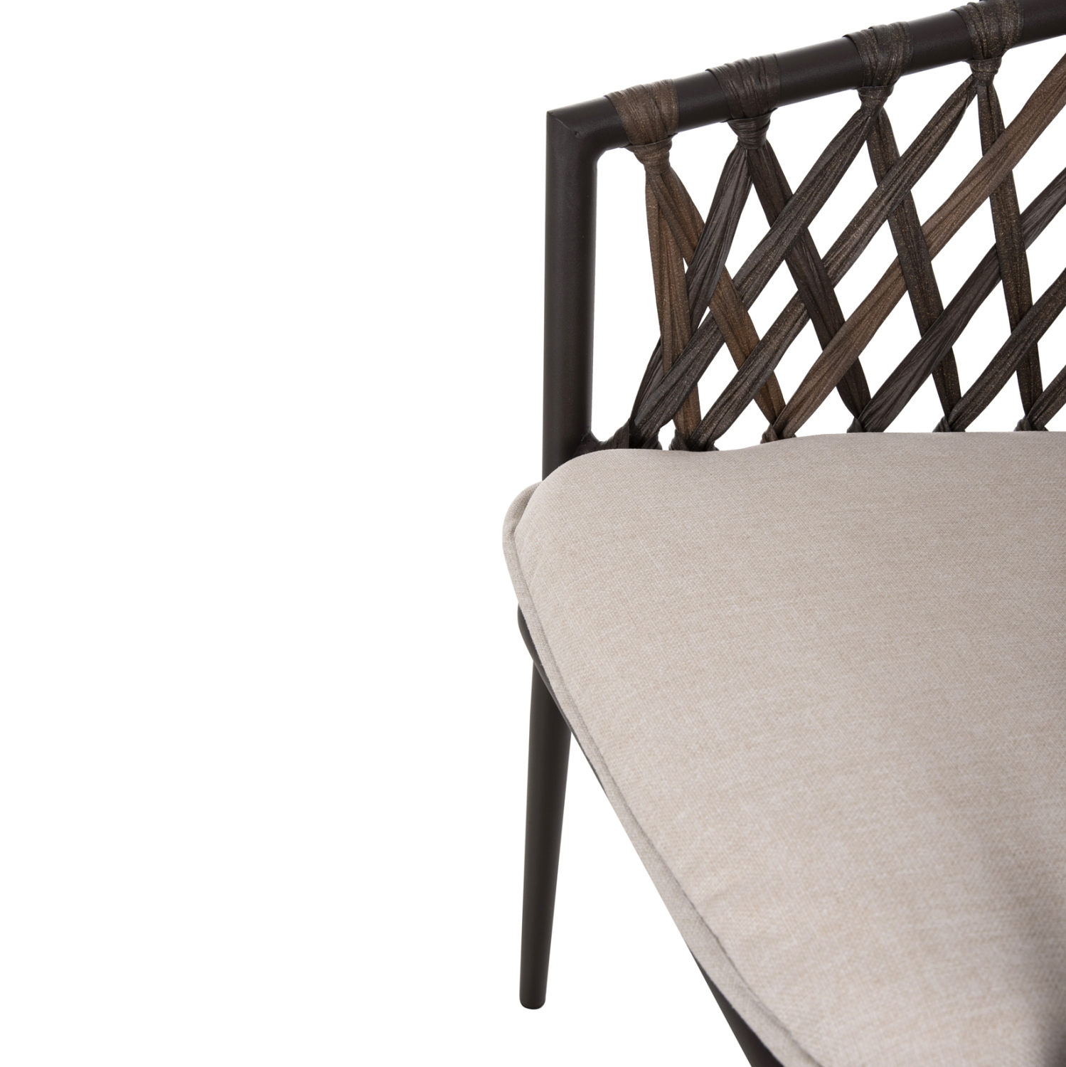 ΠΟΛΥΘΡΟΝΑ ΑΛΟΥΜΙΝΙΟΥ BOLLY HM6080 ΚΑΦΕ-ΣΥΝΘ.RATTAN ΚΑΦΕ-ΜΠΕΖ ΜΑΞΙΛΑΡΙΑ 58,5x67x86Υεκ 10