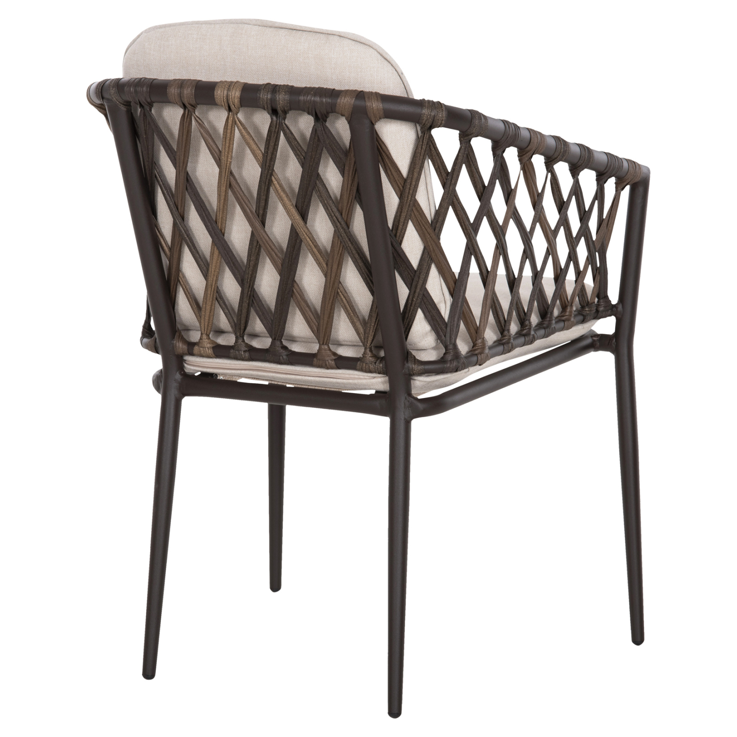 ΠΟΛΥΘΡΟΝΑ ΑΛΟΥΜΙΝΙΟΥ BOLLY HM6080 ΚΑΦΕ-ΣΥΝΘ.RATTAN ΚΑΦΕ-ΜΠΕΖ ΜΑΞΙΛΑΡΙΑ 58,5x67x86Υεκ 5