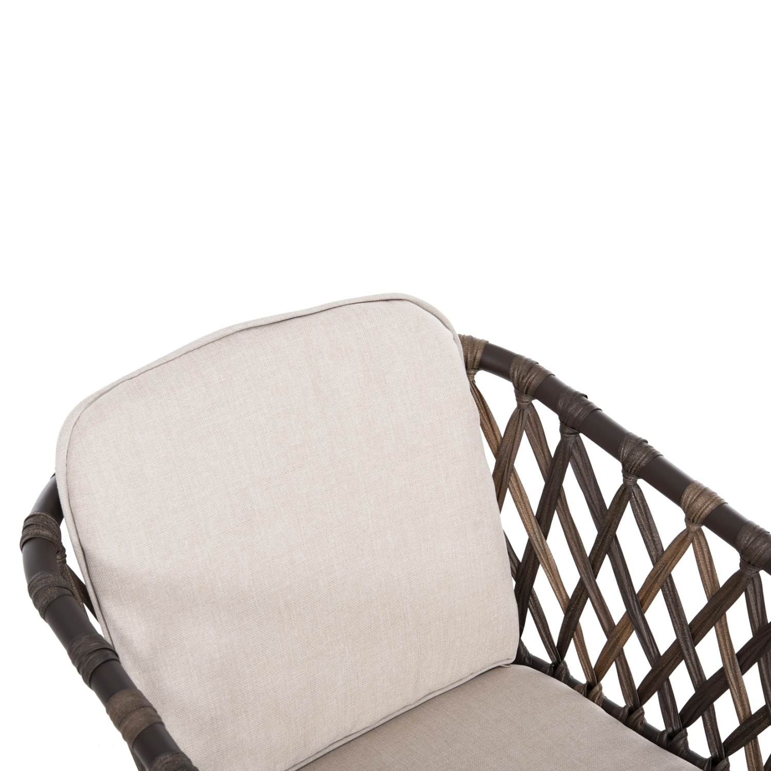 ΠΟΛΥΘΡΟΝΑ ΑΛΟΥΜΙΝΙΟΥ BOLLY HM6080 ΚΑΦΕ-ΣΥΝΘ.RATTAN ΚΑΦΕ-ΜΠΕΖ ΜΑΞΙΛΑΡΙΑ 58,5x67x86Υεκ 7