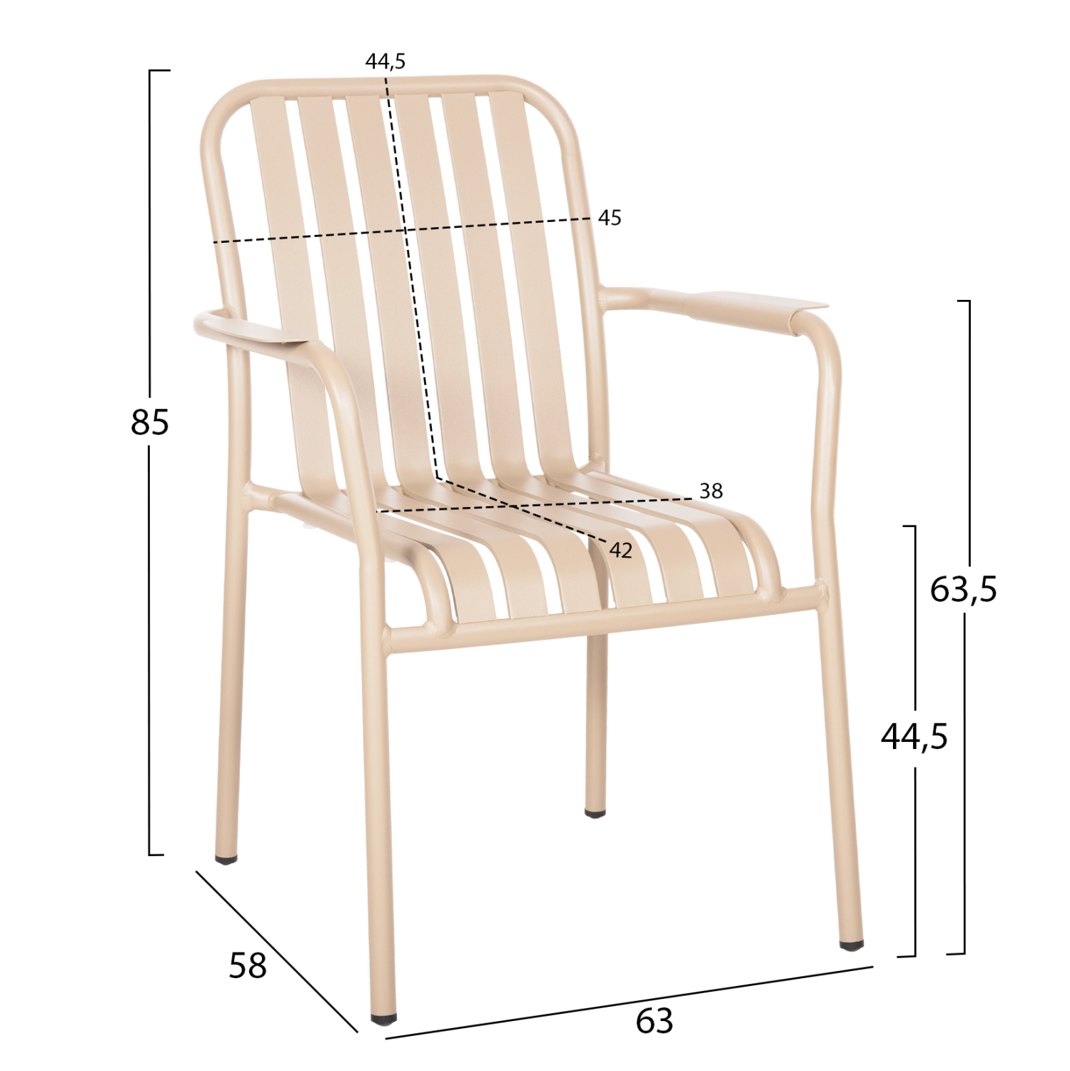 ΠΟΛΥΘΡΟΝΑ ΑΛΟΥΜΙΝΙΟΥ RACHEL HM6088.04 ΣΑΜΠΑΝΙ 63x58x85Υεκ. 2
