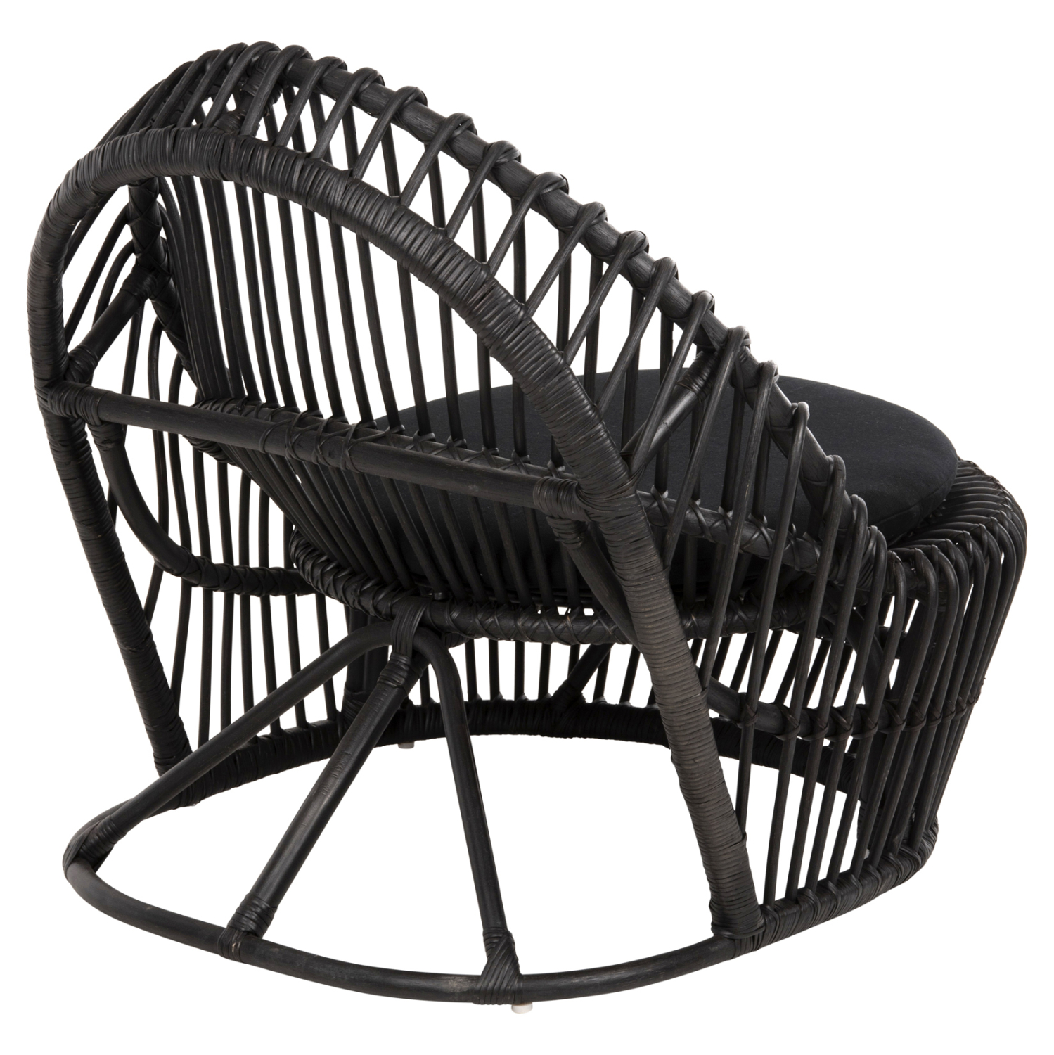 ΠΟΛΥΘΡΟΝΑ ENTROPY HM9840.03 ΦΥΣΙΚΟ RATTAN ΜΕ ΜΑΞΙΛΑΡΙ-ΜΑΥΡΟ 80x97x85Υεκ. 5
