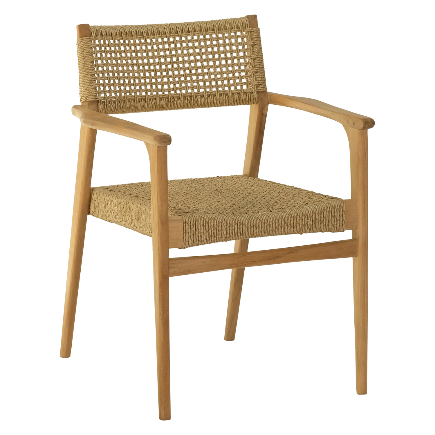 ΠΟΛΥΘΡΟΝΑ NEBO HM9937 ΞΥΛΟ TEAK &amp; ΣΥΝΘ.RATTAN ΣΕ ΦΥΣΙΚΟ ΧΡΩΜΑ 57x63x80,5Υ 1