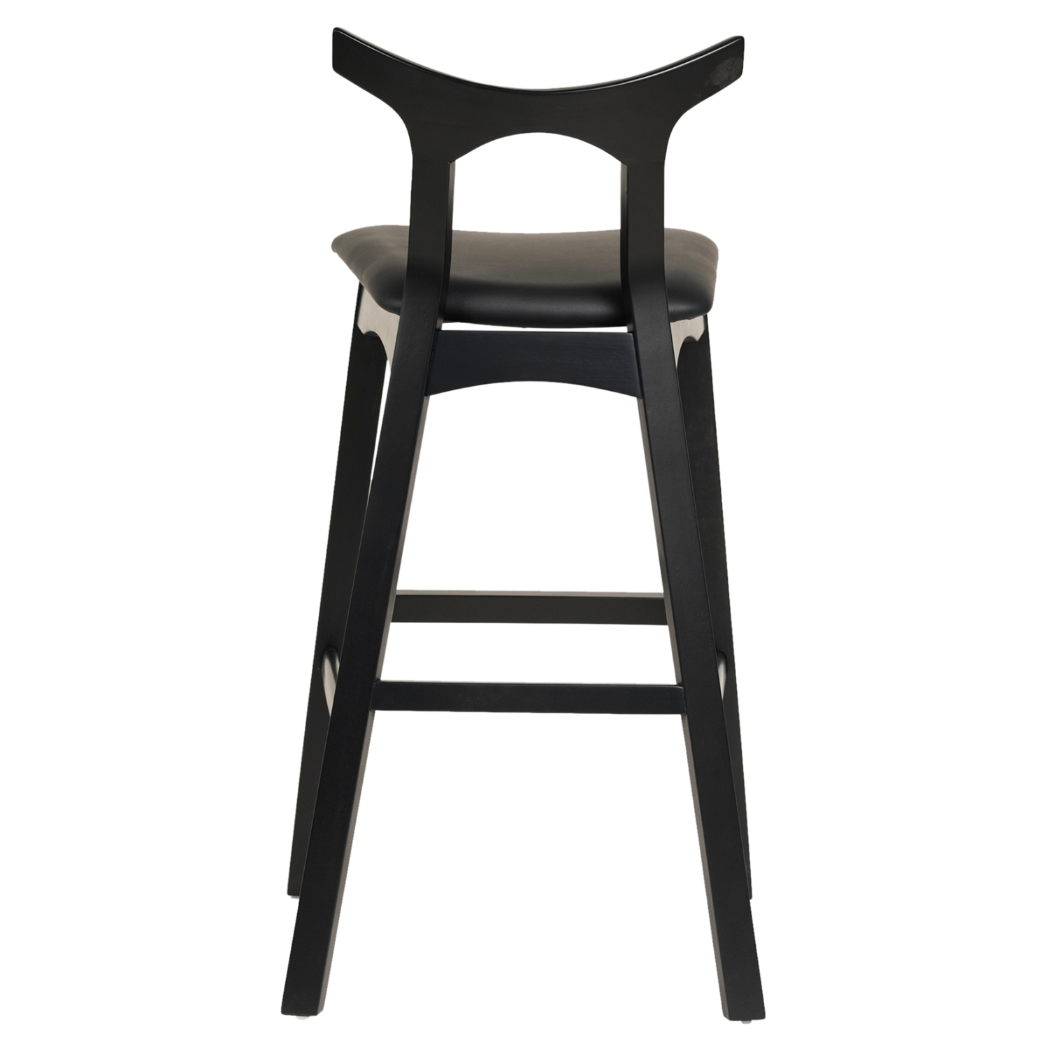 ΣΚΑΜΠΟ ΜΠΑΡ USOPP HM9951.02 RUBBERWOOD &amp; PU ΣΕ ΜΑΥΡΟ 49x53x99,5Υεκ. 5