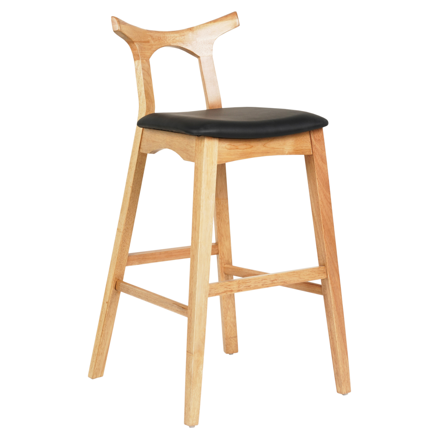 ΣΚΑΜΠΟ ΜΠΑΡ USOPP HM9951.01 RUBBERWOOD ΣΕ ΟΑΚ-ΜΑΥΡΟ PU 43x41x100Υεκ. 1