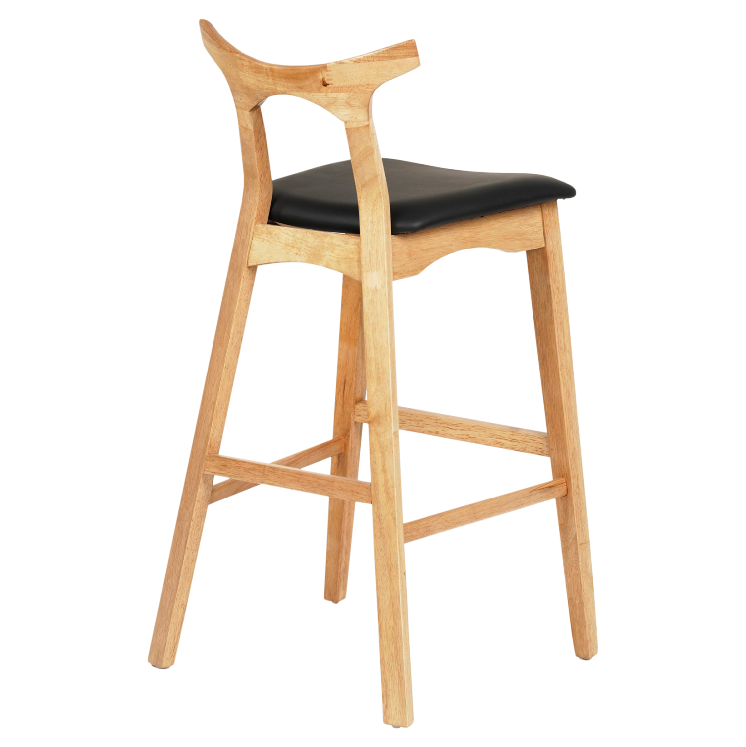 ΣΚΑΜΠΟ ΜΠΑΡ USOPP HM9951.01 RUBBERWOOD ΣΕ ΟΑΚ-ΜΑΥΡΟ PU 43x41x100Υεκ. 4