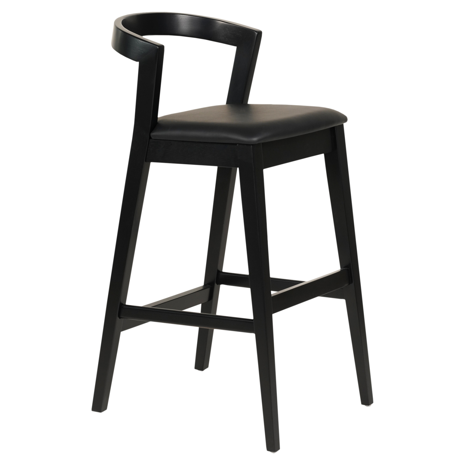 ΣΚΑΜΠΟ ΜΠΑΡ NAMI HM9952.02 RUBBERWOOD &amp; PU-ΜΑΥΡΟ 47,5x59x102,5Υεκ. 1